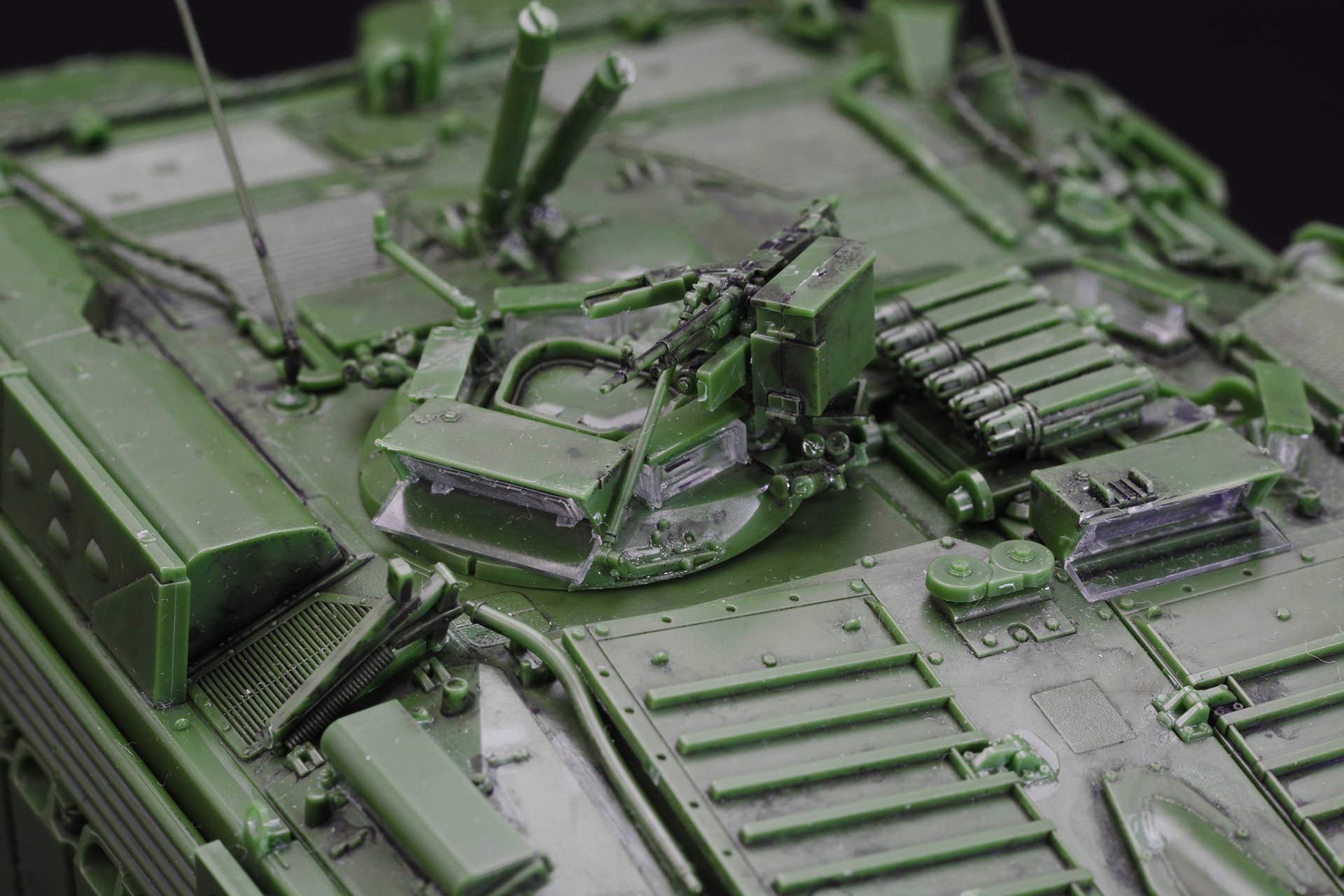 コマンダーハッチは回転し表情付けができる