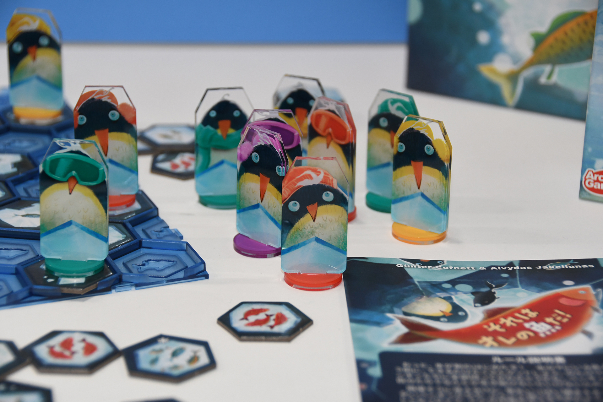 ペンギンコマかわいらしいデザインだ