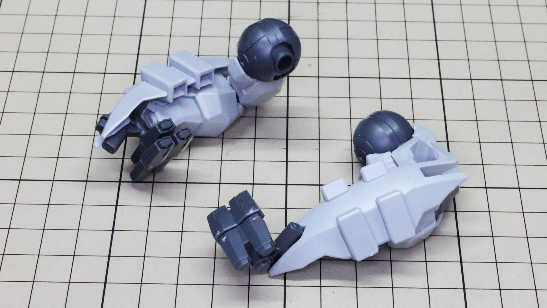 サクッと組み上がりました。まんまモビルスーツの腕部ですね