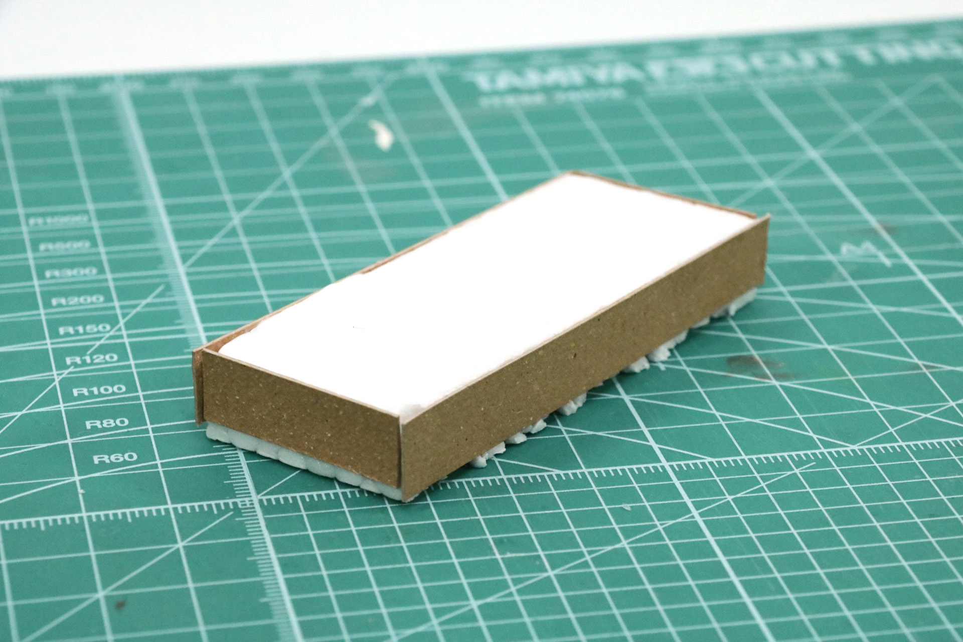 植え込みの土台が完成