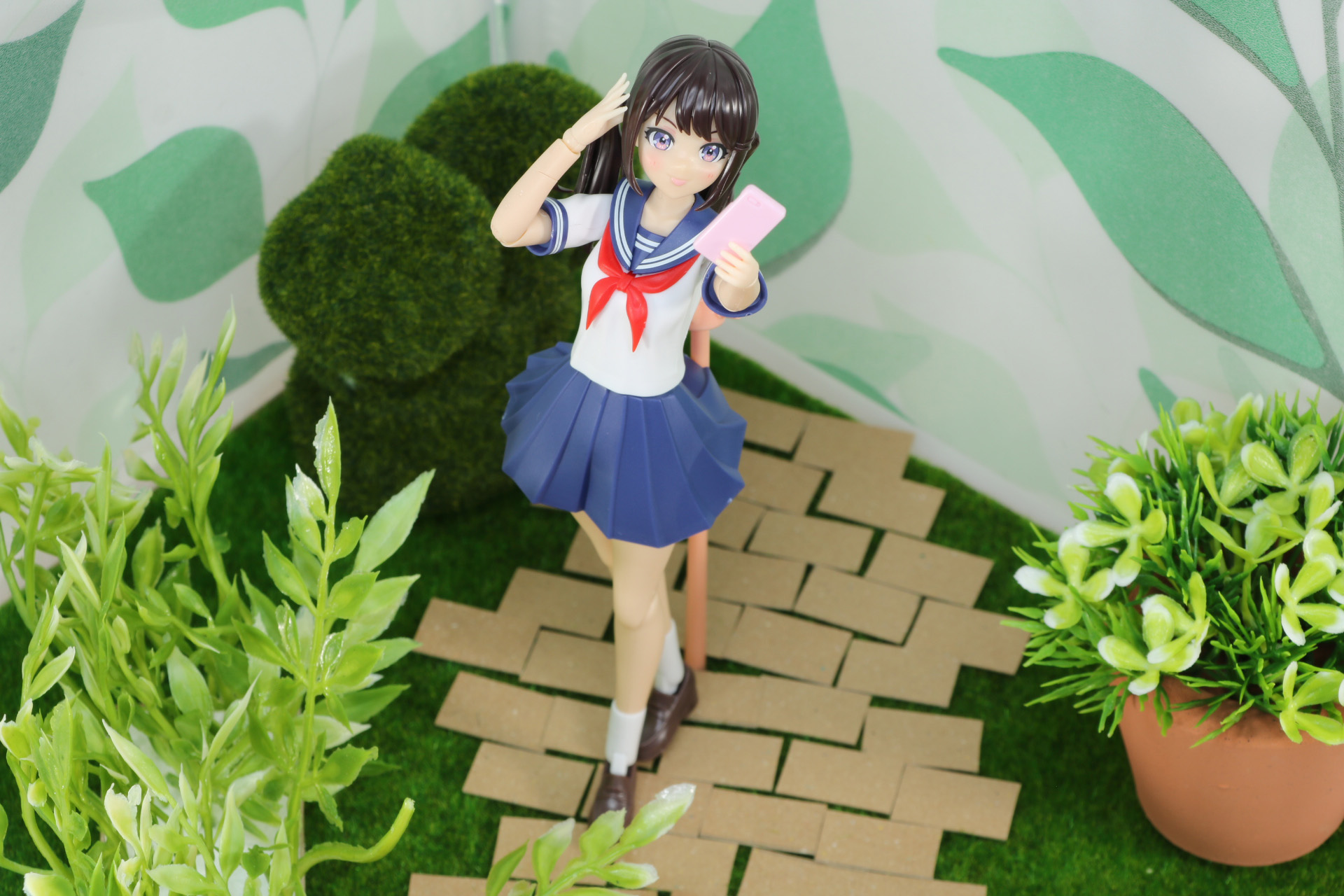 うららかな日差しの下で散歩