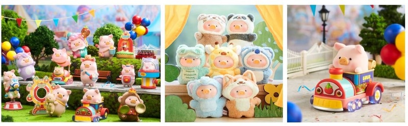 アジアで人気急上昇中のブラインドボックス形式の玩具で、様々なテーマのフィギュアコレクションとして展開されている