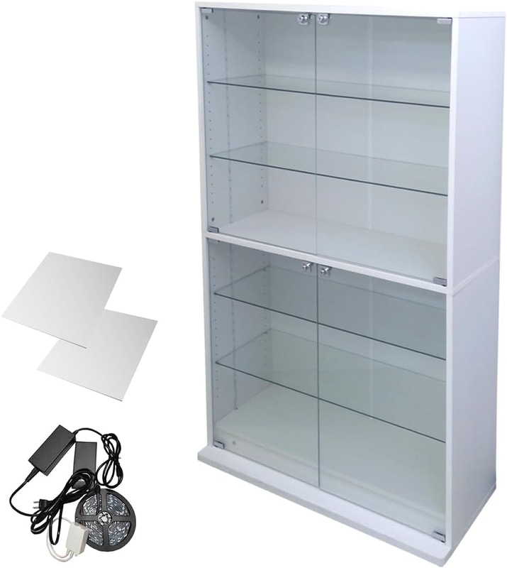 コレクションラック DIO 本体 + 背面ミラー + RGBマルチカラーLEDセット