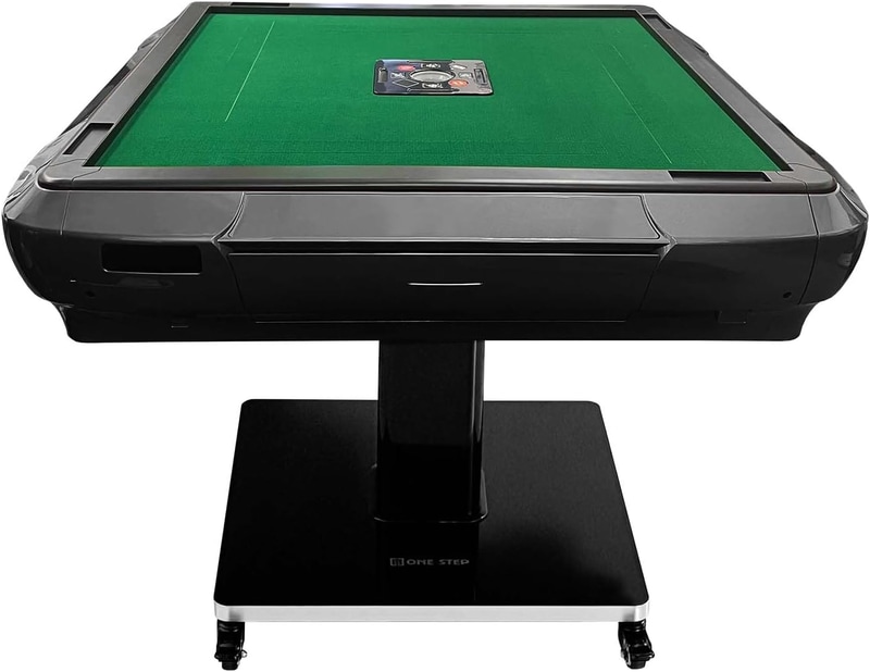 全自動麻雀卓（牌33mm ガラス脚/マットブラック）