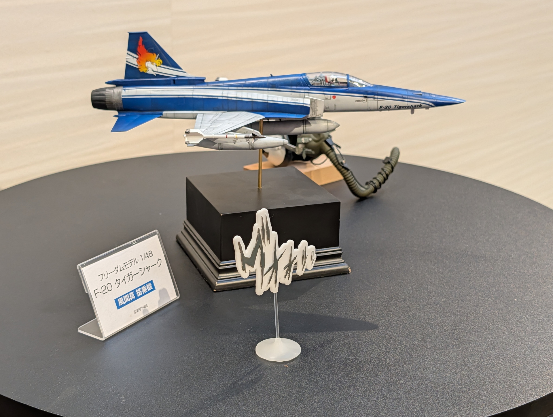 トークでも登場した「F-20 タイガーシャーク」風間真搭乗機