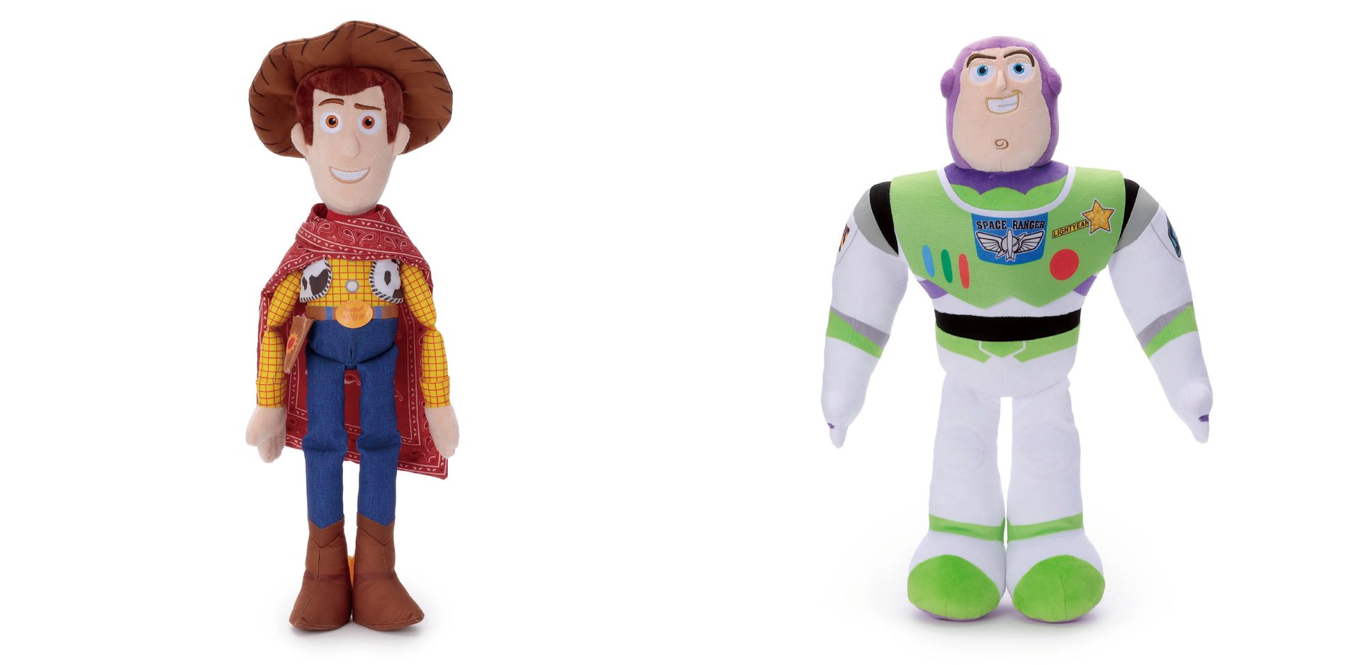 左からウッディ/バズ・ライトイヤー