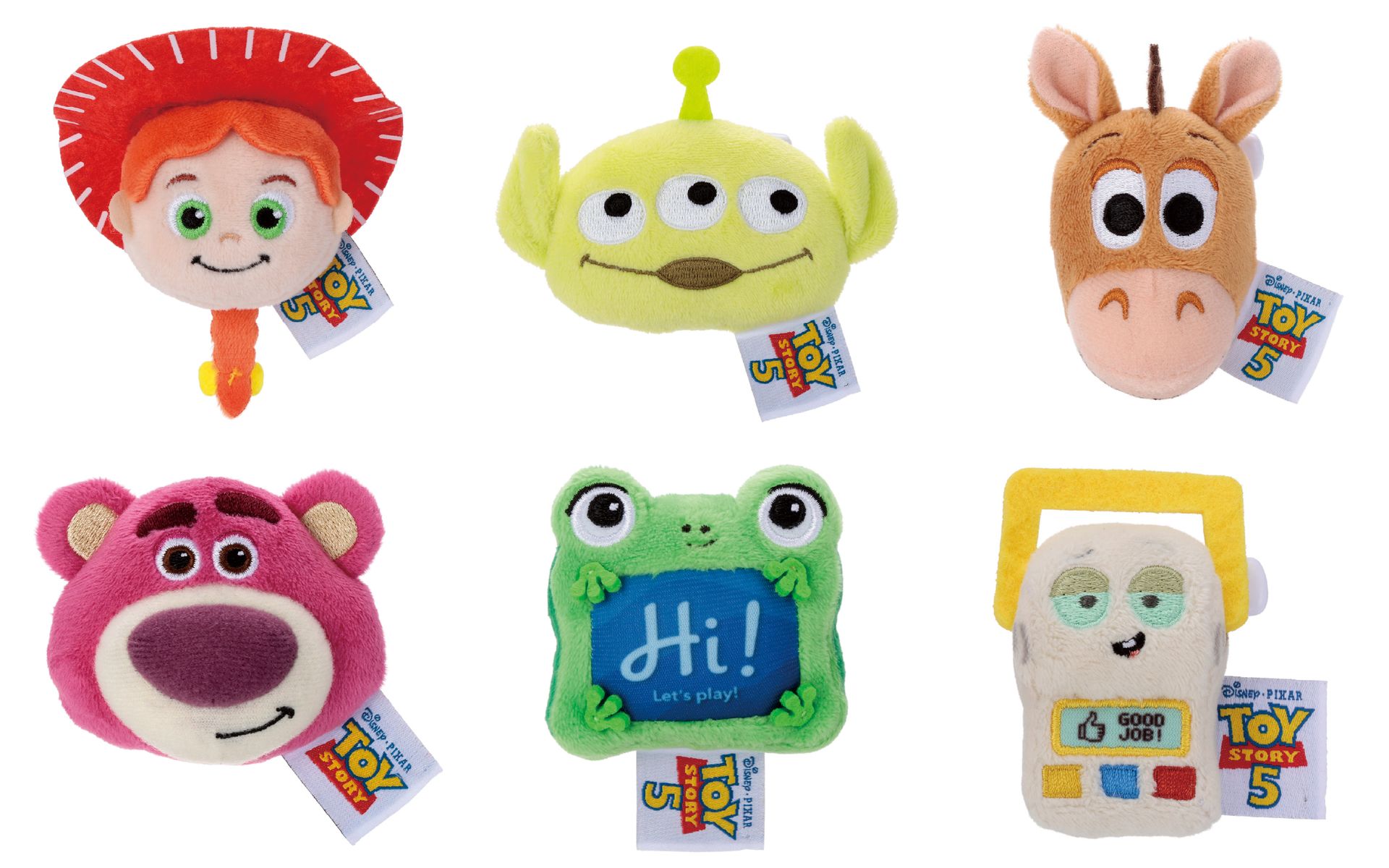 左上からジェシー/エイリアン/ブルズアイ、左下からロッツォ/リリーパッド/スマーティー・パンツ