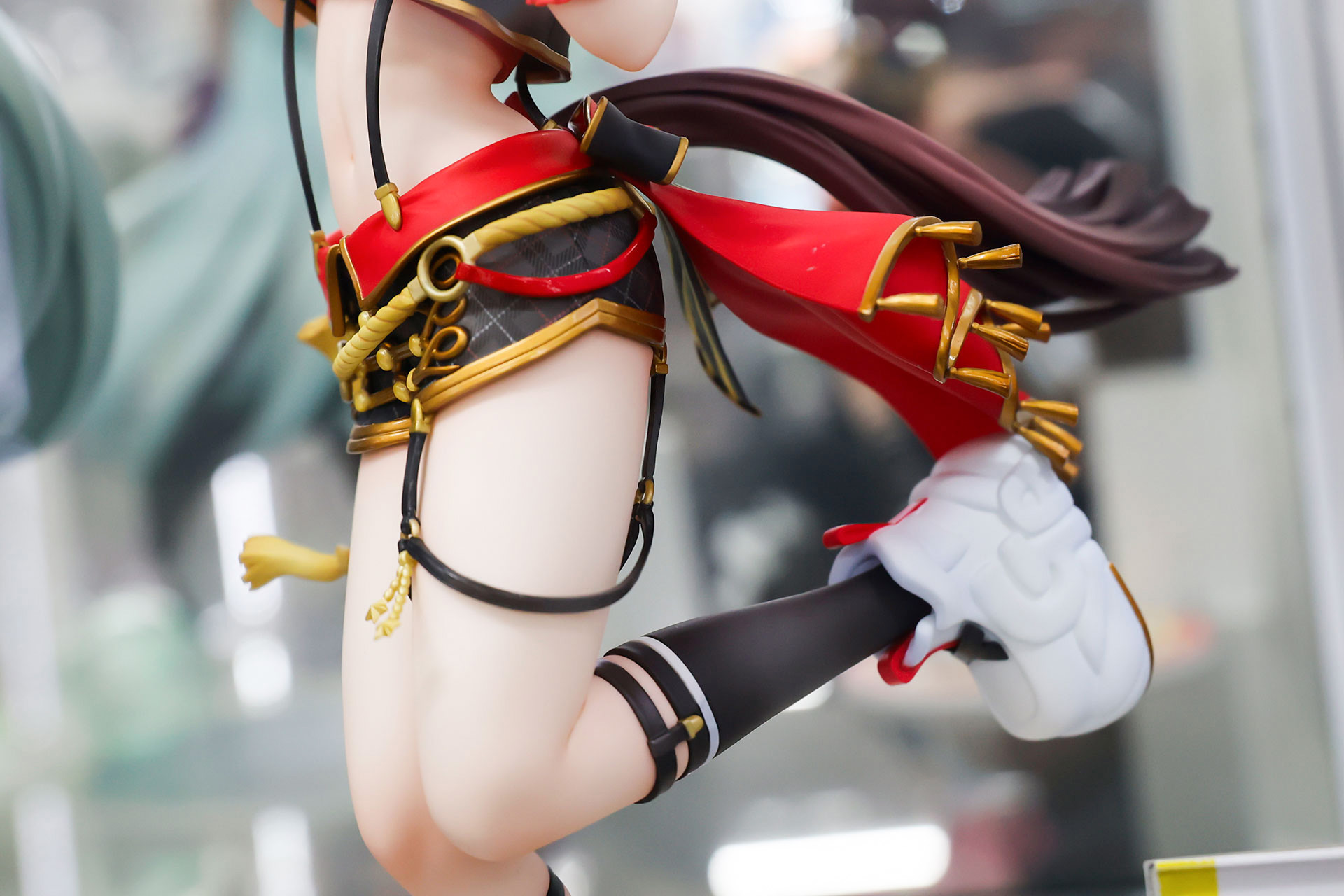 体のラインが美しい