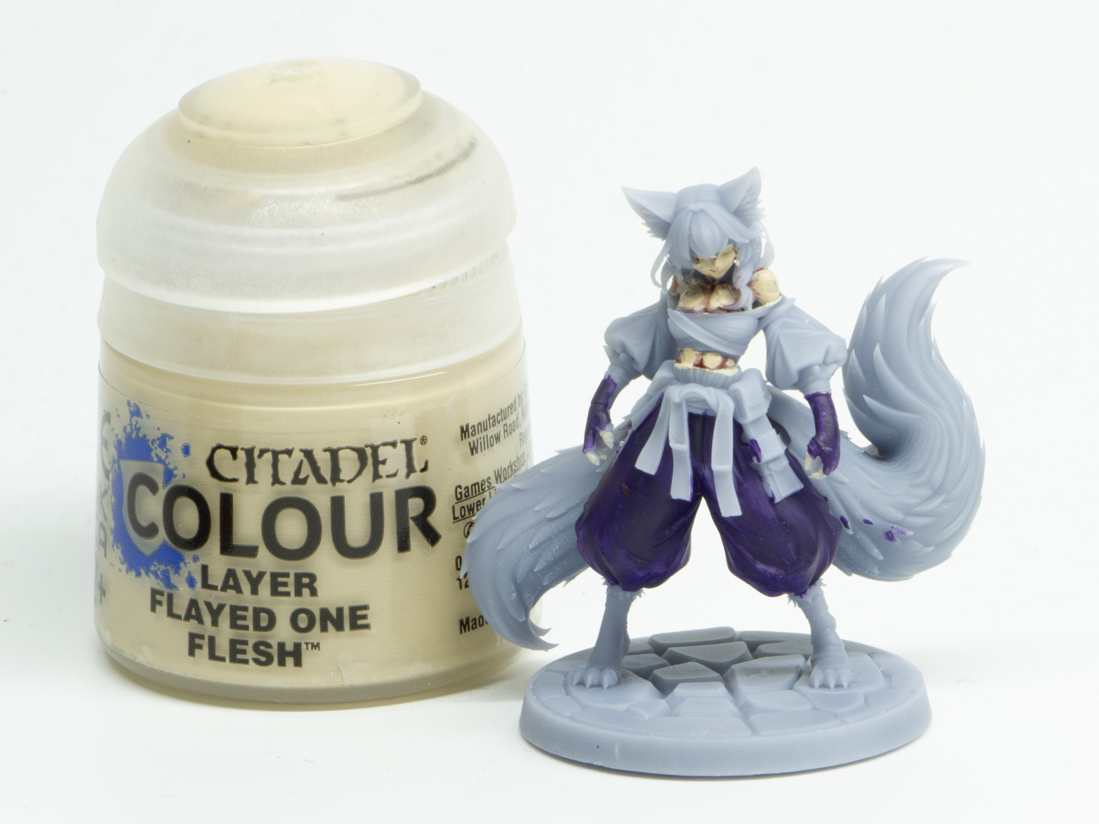 フレイドワン・フレッシュを塗る