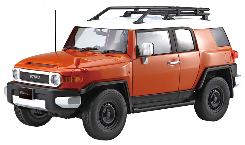 1/24 車NEXT25 トヨタFJクルーザー(ツートーンオレンジ/2012)