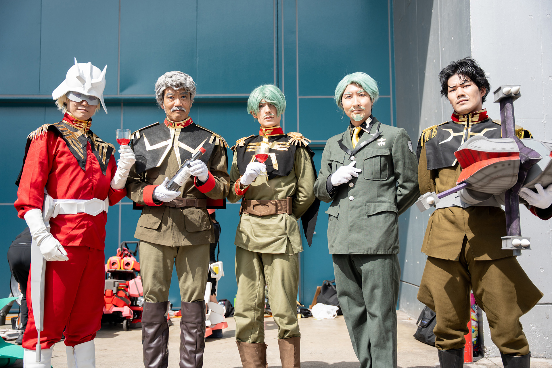 昨年のコスプレエリアの様子