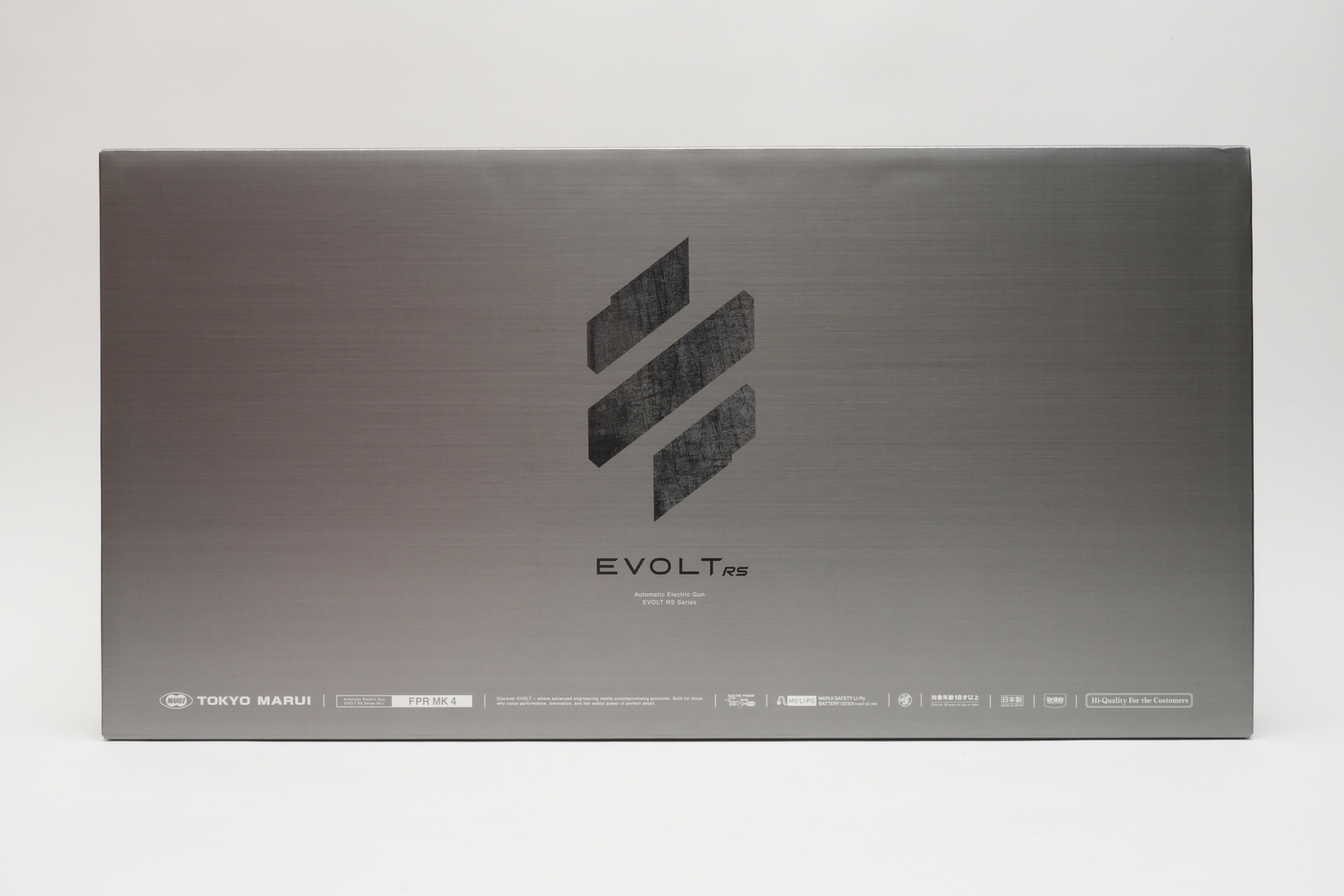パッケージにも「Automatic Electric Gun EVOLT RS Series No.1」と記載