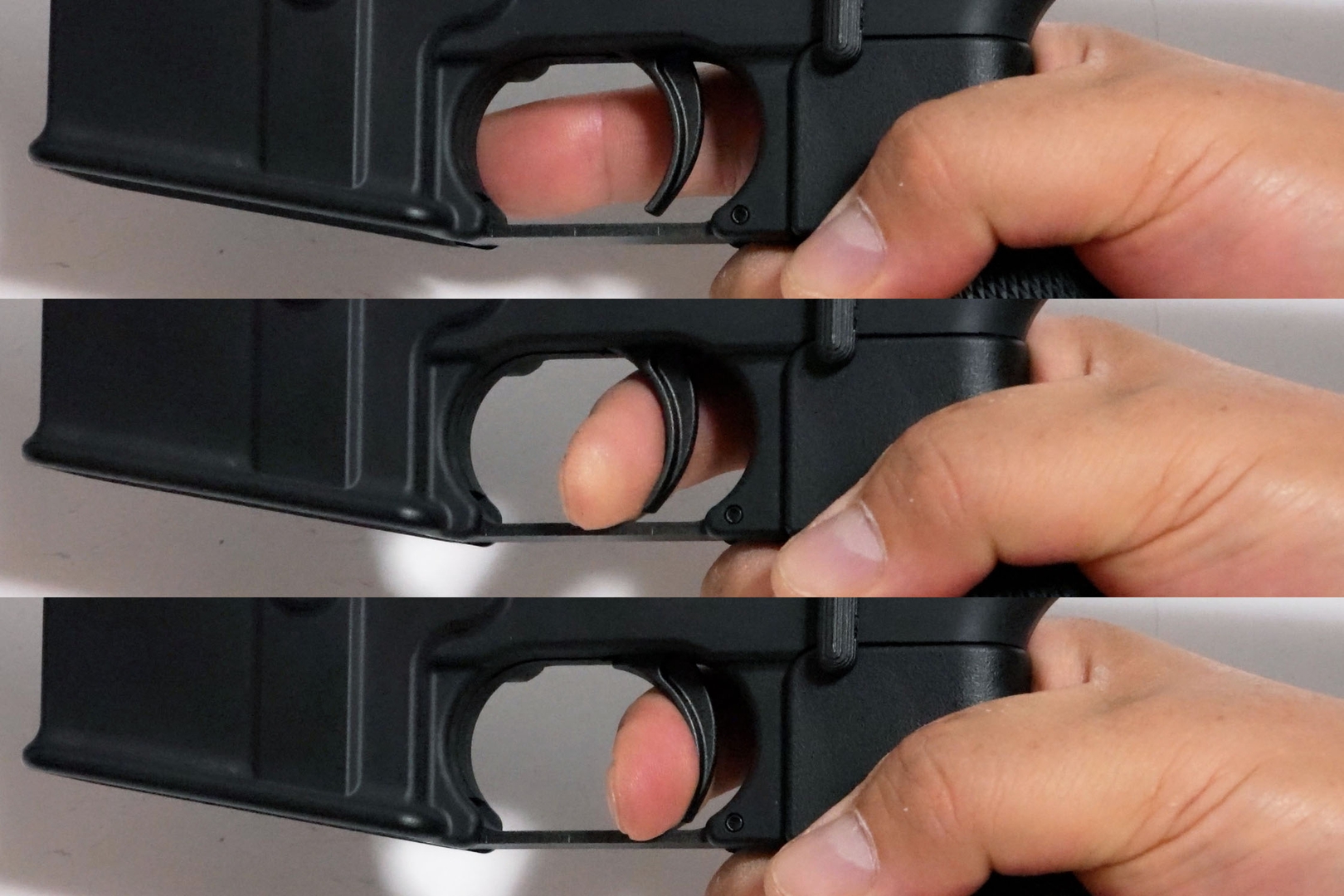 画像は「FPR MK 4【RSモデル】」のもの。中央が発射位置、下が引き切った位置