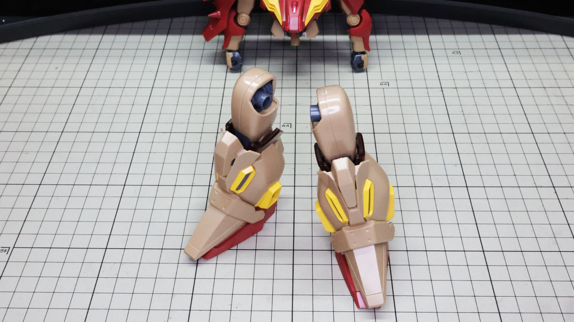 これで脚部が完成します