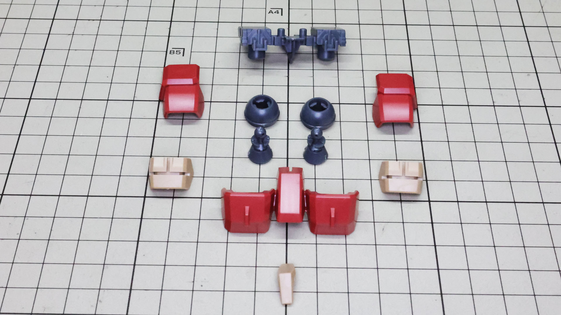 バックパックを組んでいきます。カラー分けも豊富で充実しています