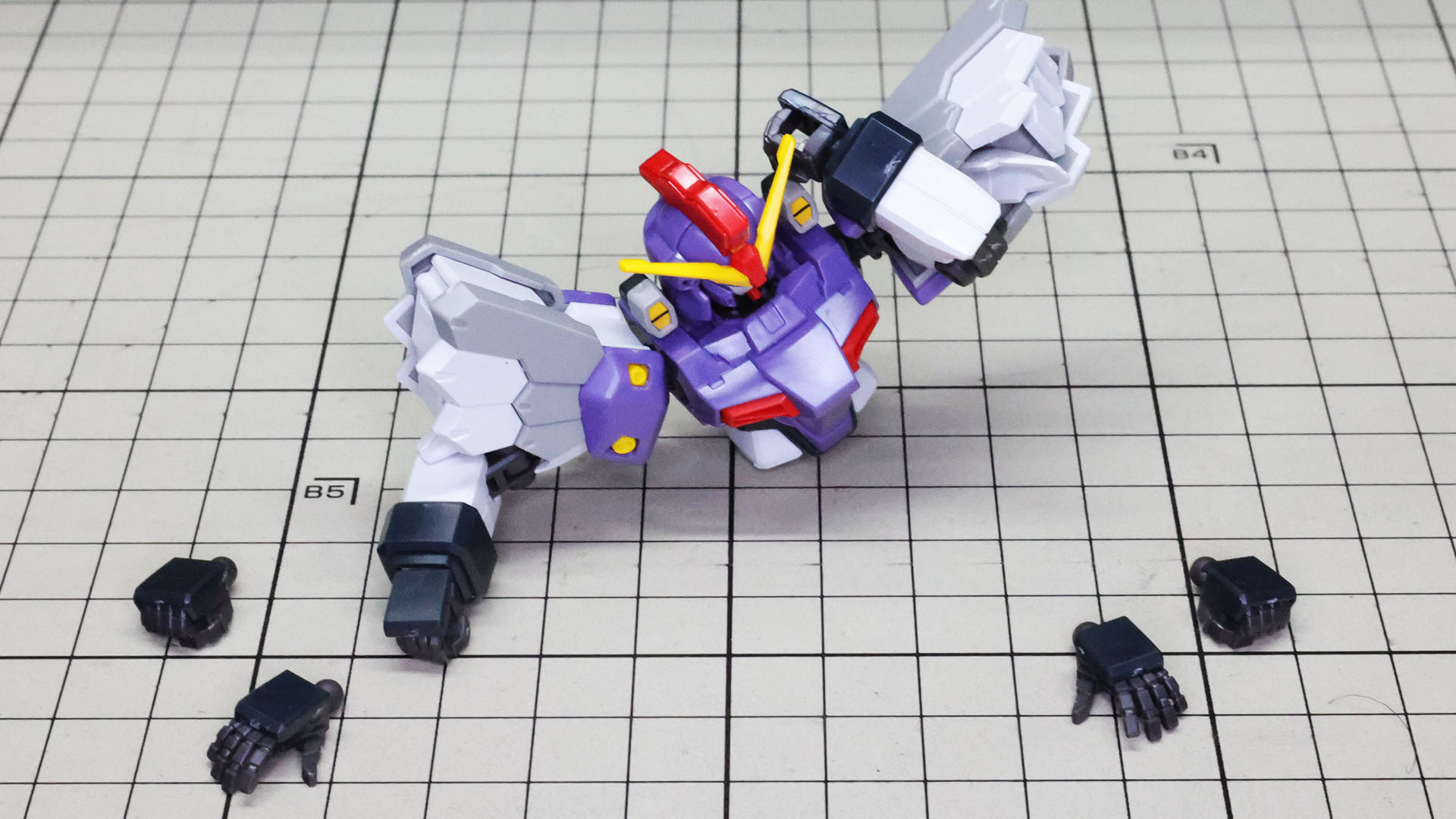 可動性能も申し分なし。アクションが楽しみです