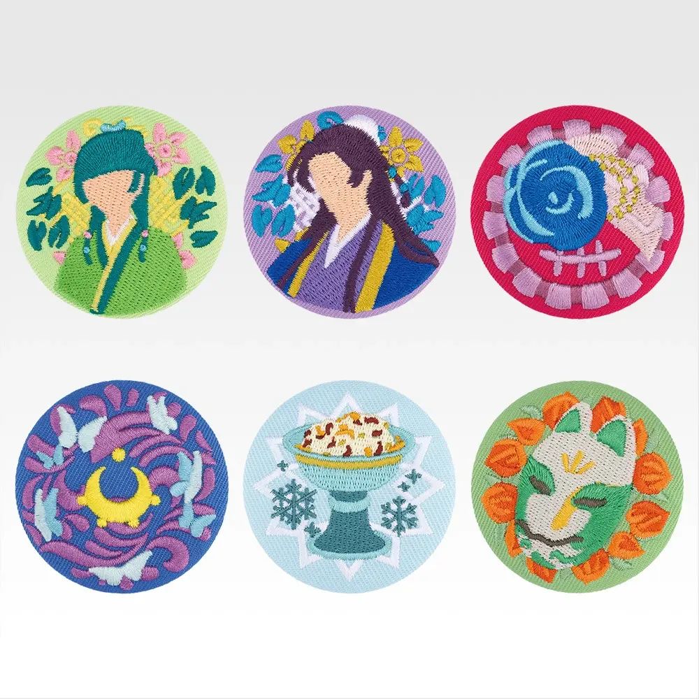 E賞：刺繍缶バッジ