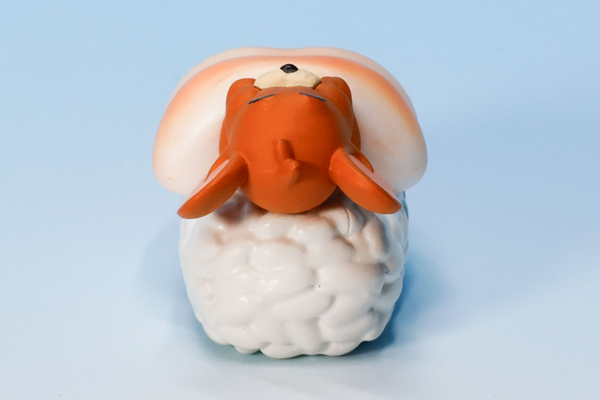 枕がなくてもぐっすり眠れているようだ