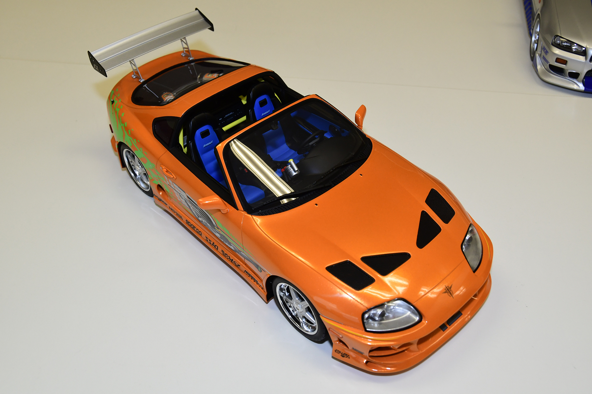 7月下旬に発売される「1/12 トヨタ スープラ ターボ 1994 "Fast & Furious" (オレンジパール)」、価格は53,900円