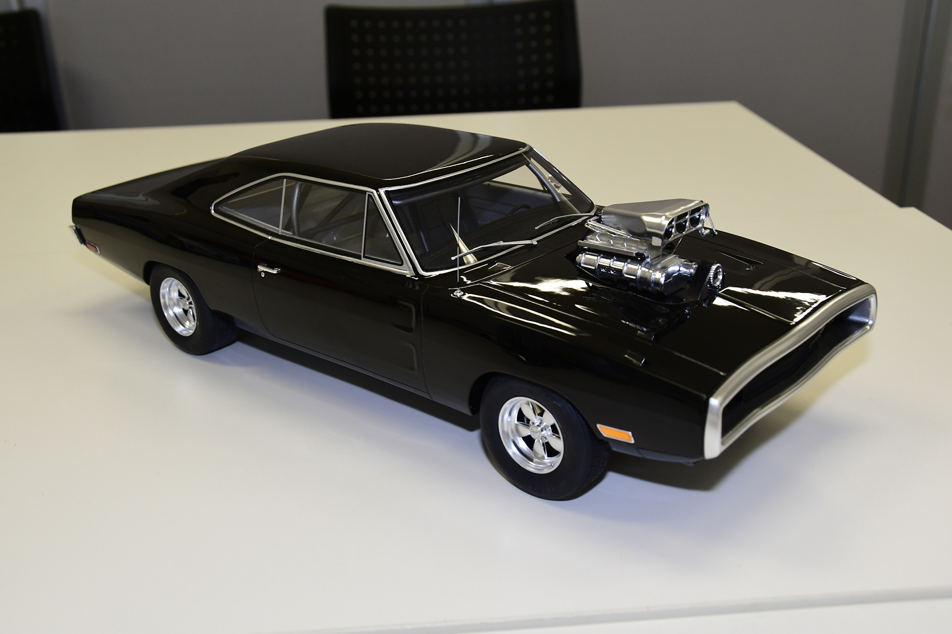 8月下旬に発売される「1/12 ダッジ・チャージャー R/T 1970 "Fast & Furious" (ブラック) 」、価格は53,900円