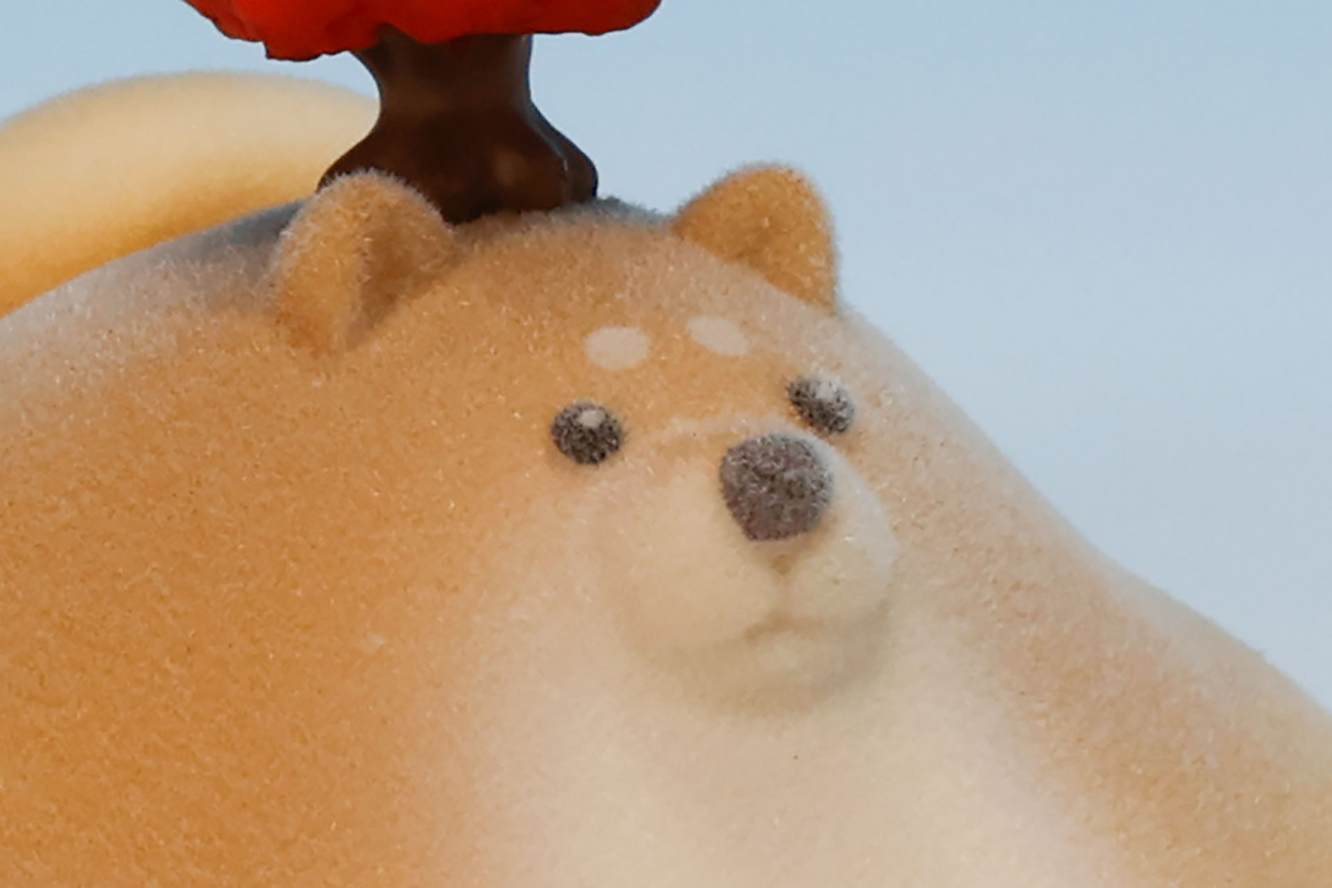 柴犬らしい表情もしっかり再現