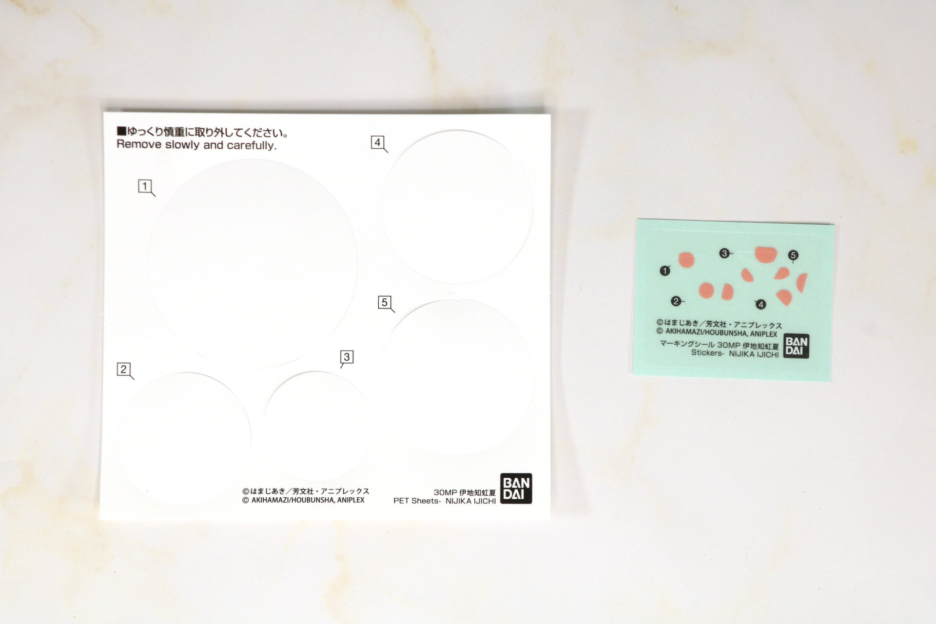 PETシート、シール