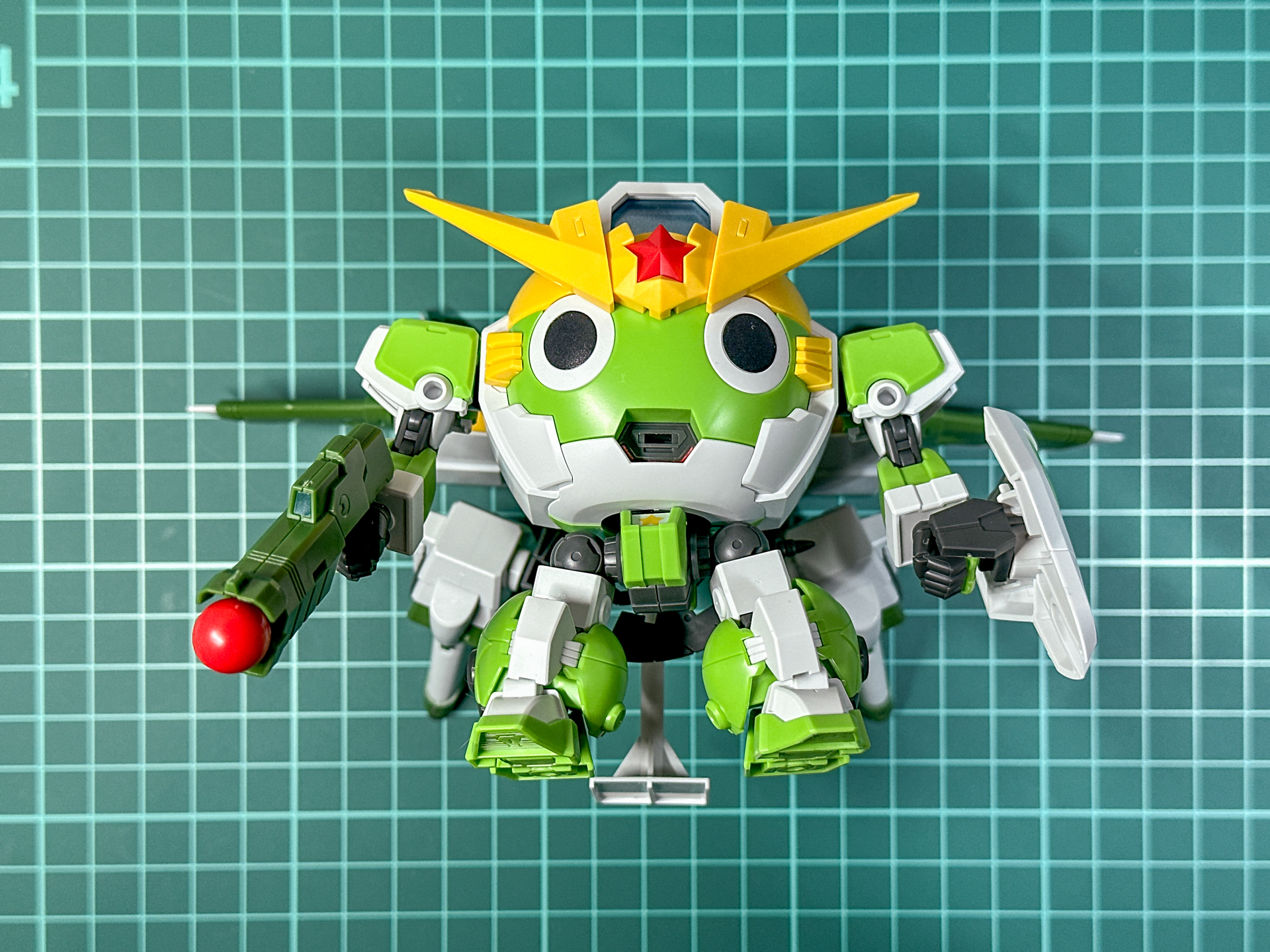 これで「HG Newケロロロボ」の完成です。
