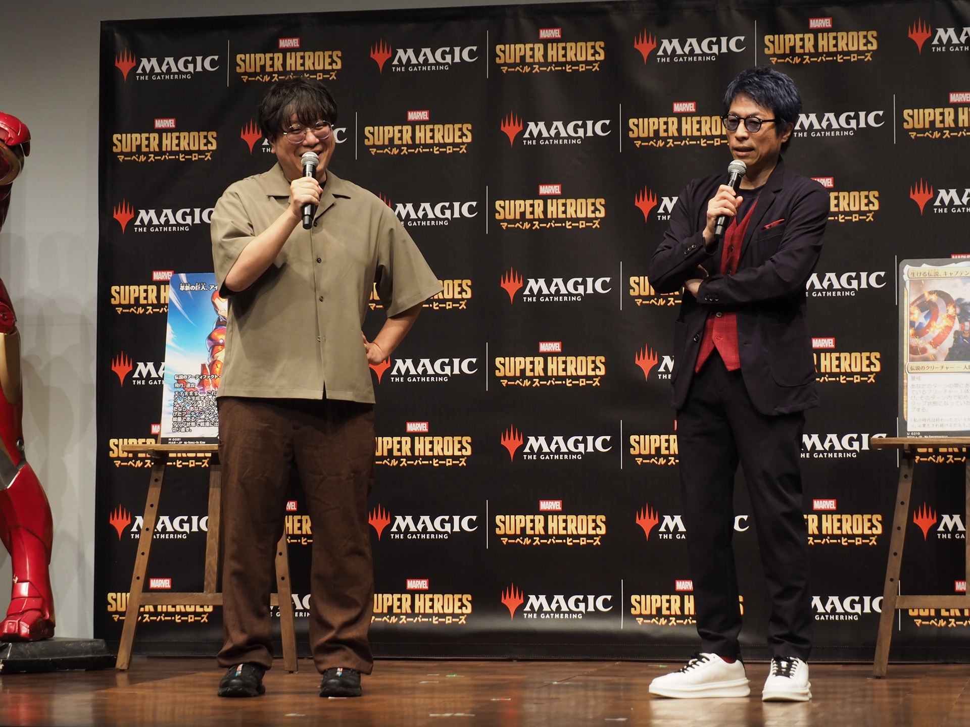 スペシャルトークショーのゲストとしてタレントの田村淳さんと、プロプレイヤーの行弘賢さんが登壇した