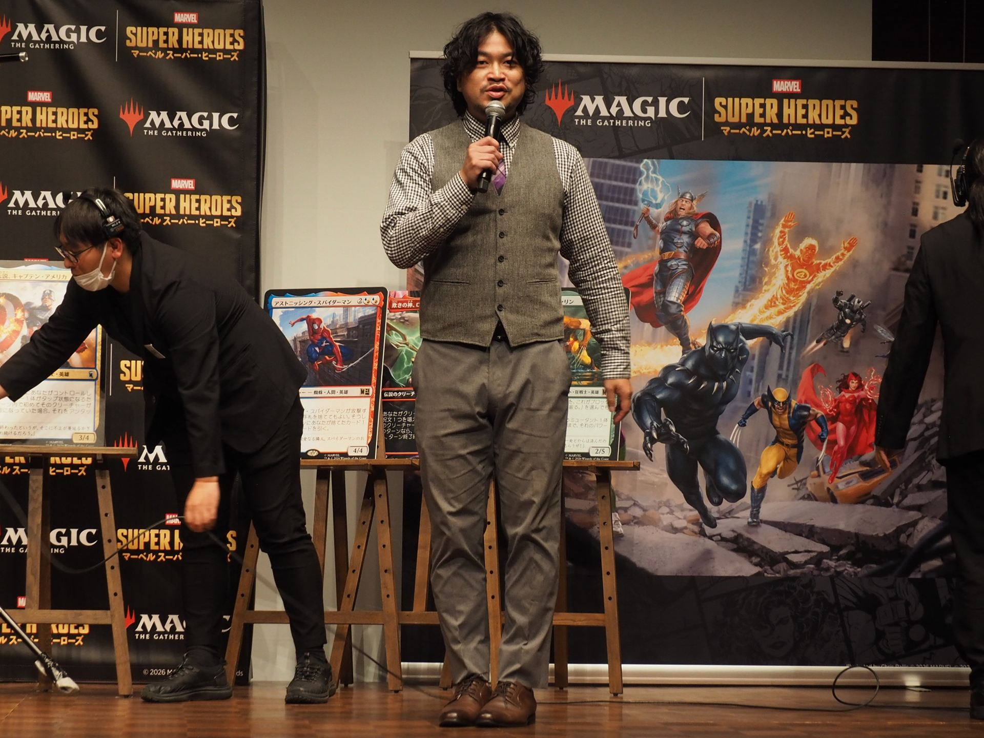 公式解説者のかつおぶし石川さん