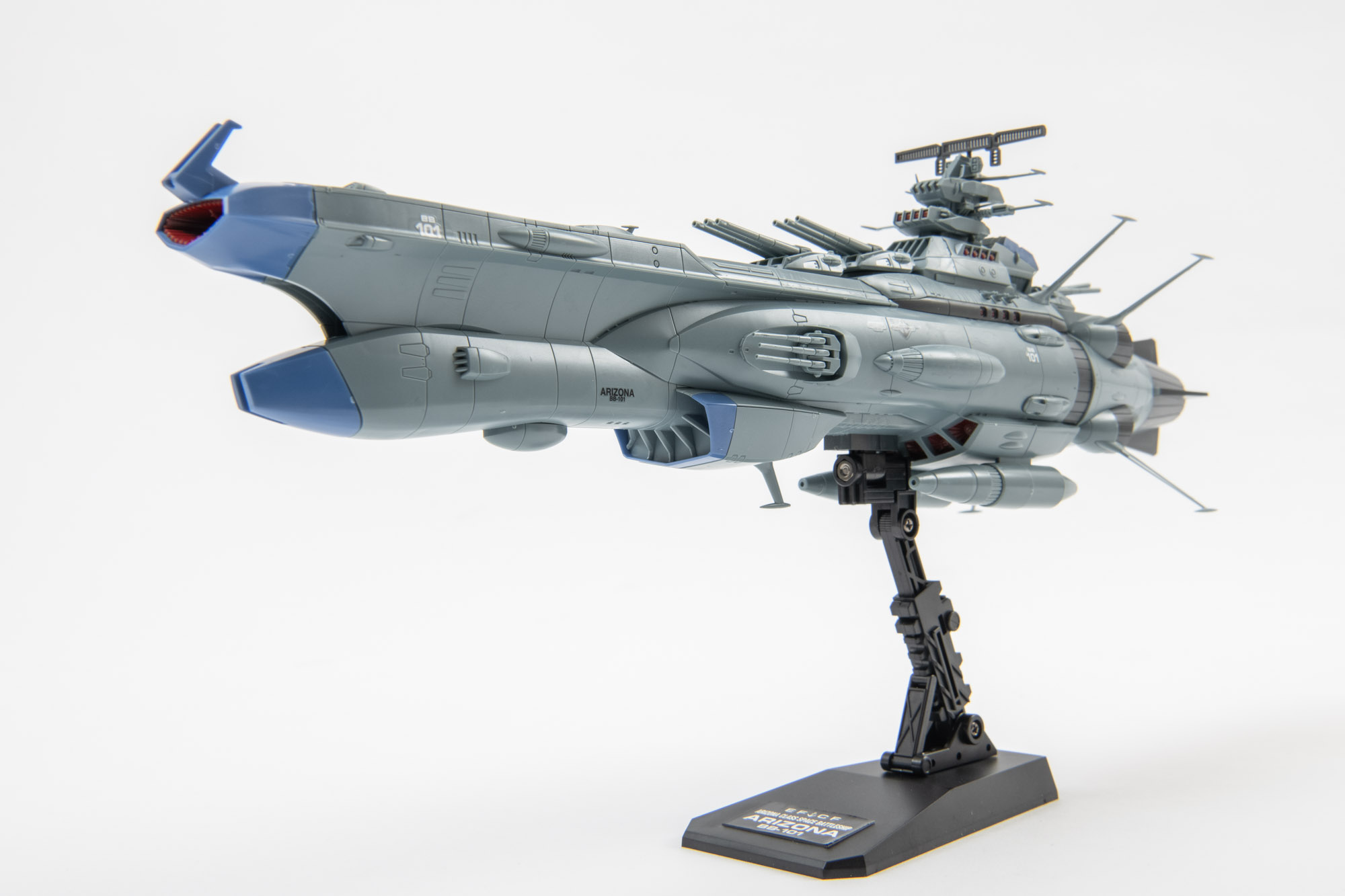 『ヤマトよ永遠に REBEL3199』からアリゾナ級戦艦が立体化。圧倒的ボリューム感と繊細なディテールで再現