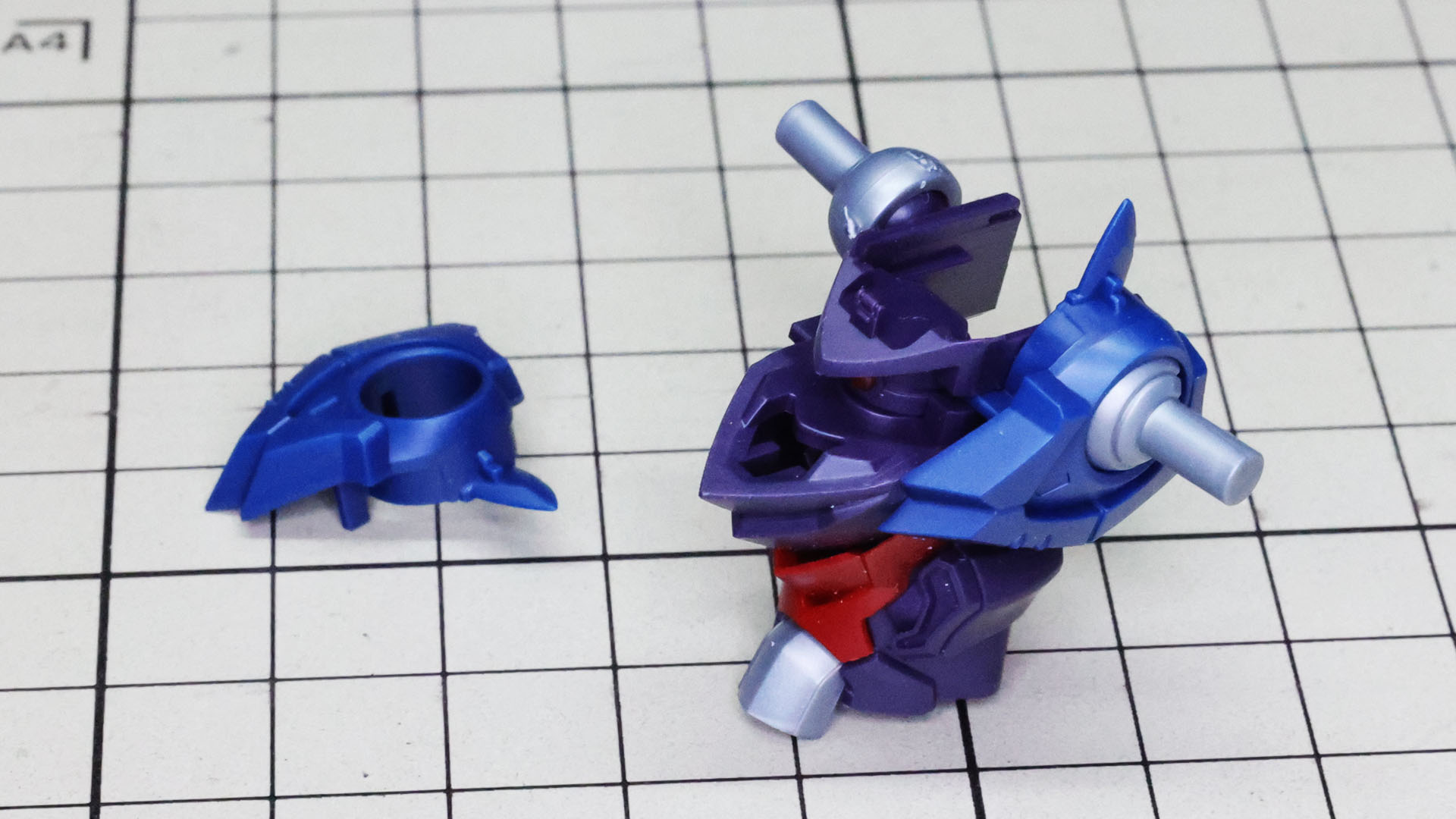 胴体部と関節部のカラー再現もこのとおり！