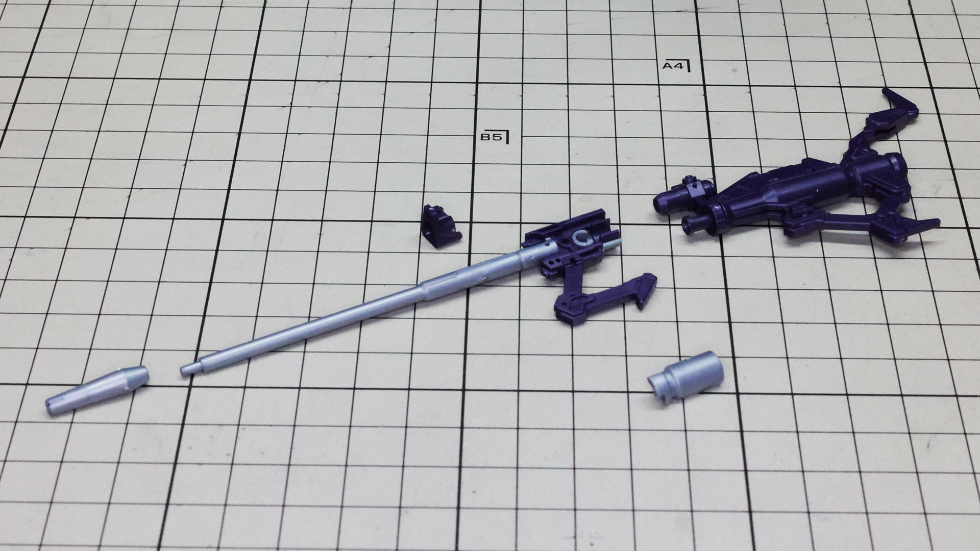 本体とバレルを組んでいけば完成です