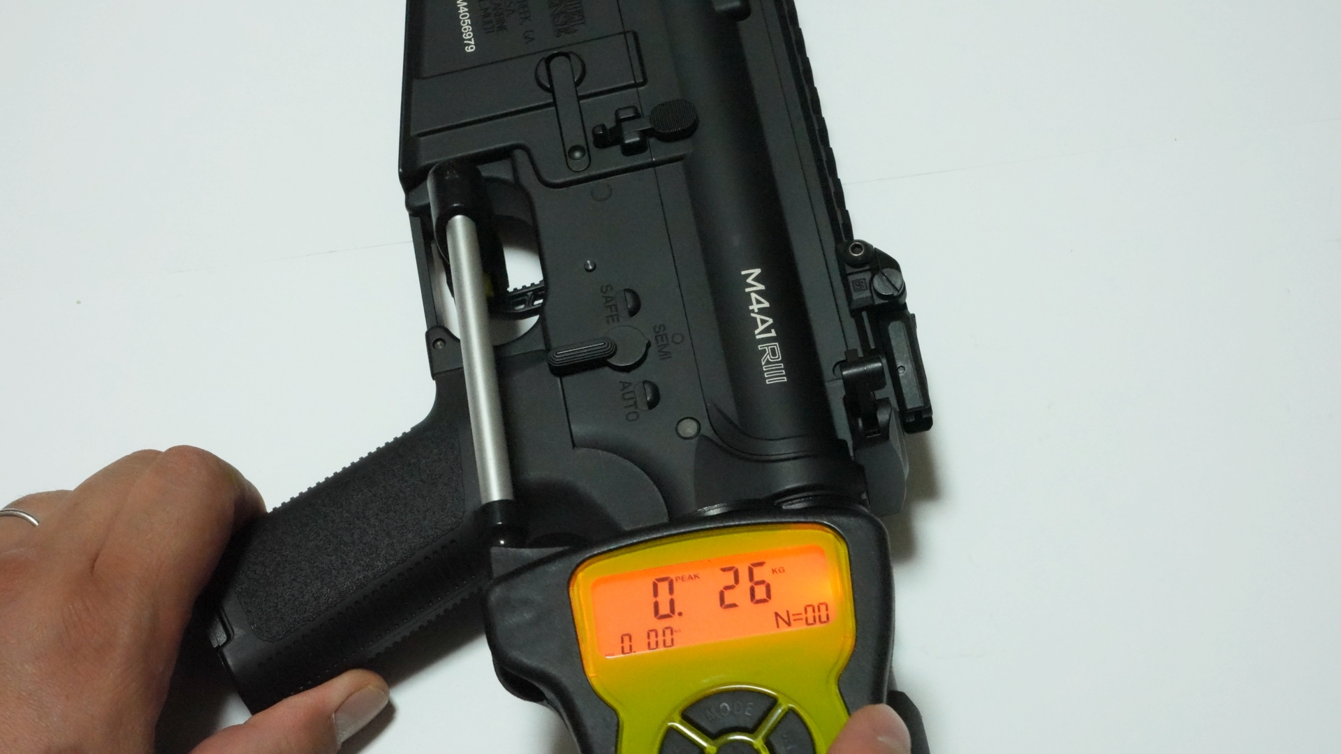 トリガープルは平均0.26kg