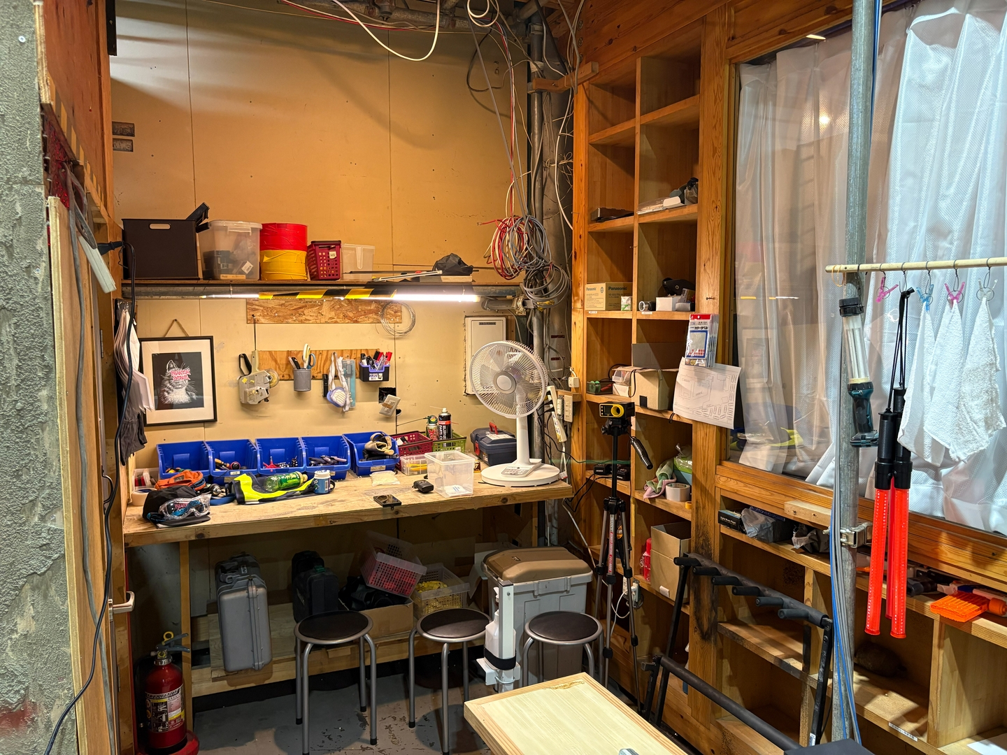 各種工具が揃ったコーナーも