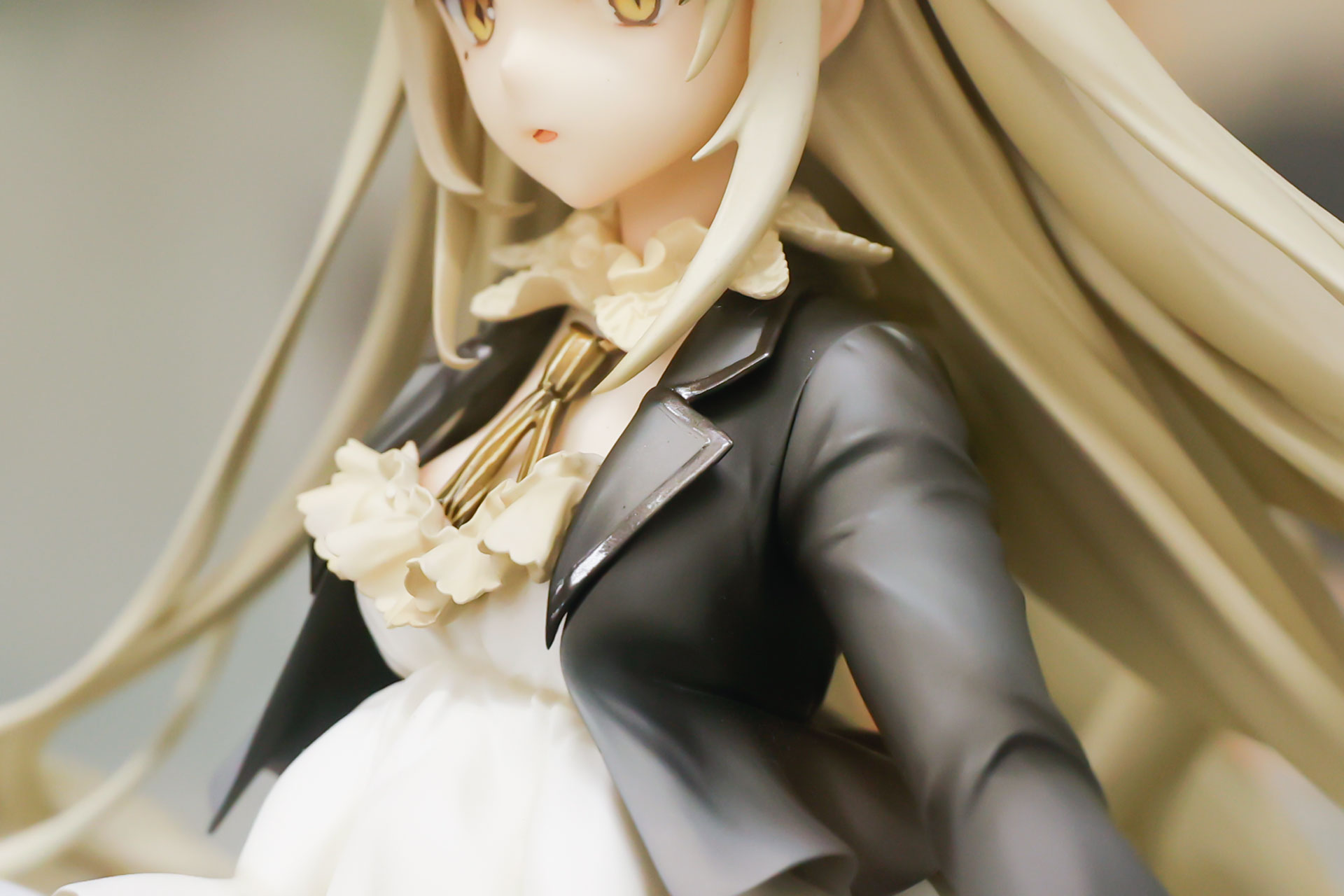 黒いジャケットの質感もよく出ている