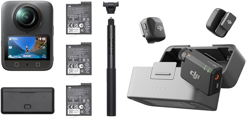 DJI Osmo 360 アドベンチャーコンボ + DJI Mic Mini（2 TX + 1 RX + 充電ケース）