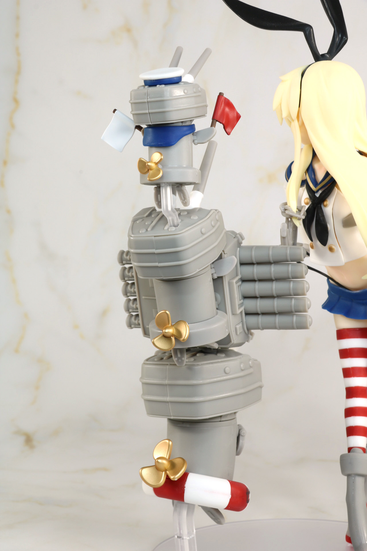 島風本体のみをディスプレイすることもできる