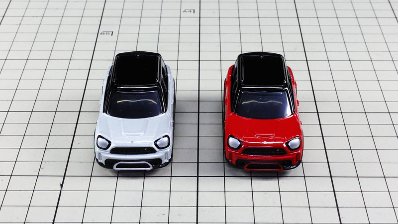 フロント：MINIらしさを感じられるフェイス