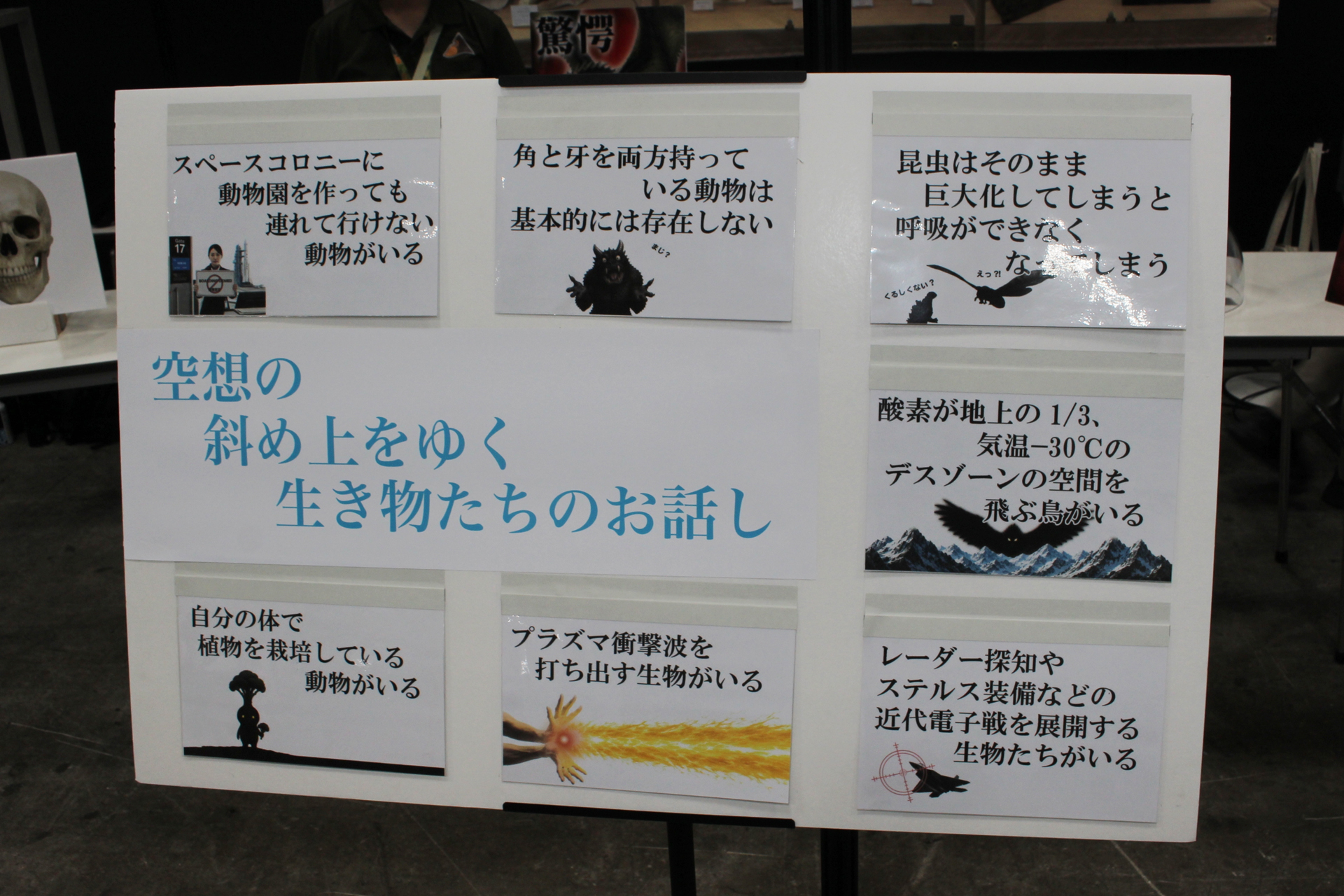 千葉市動物公園の展示は、空想いきものに繋がる常識の斜め上をいく生物の生体を紹介する展示を実施