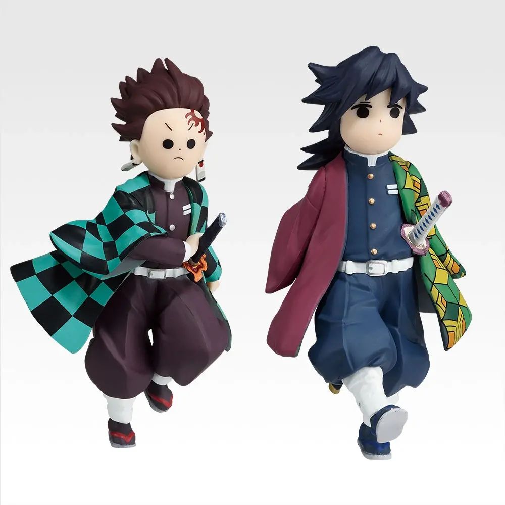 D賞：炭治郎と義勇のてちてちフィギュア