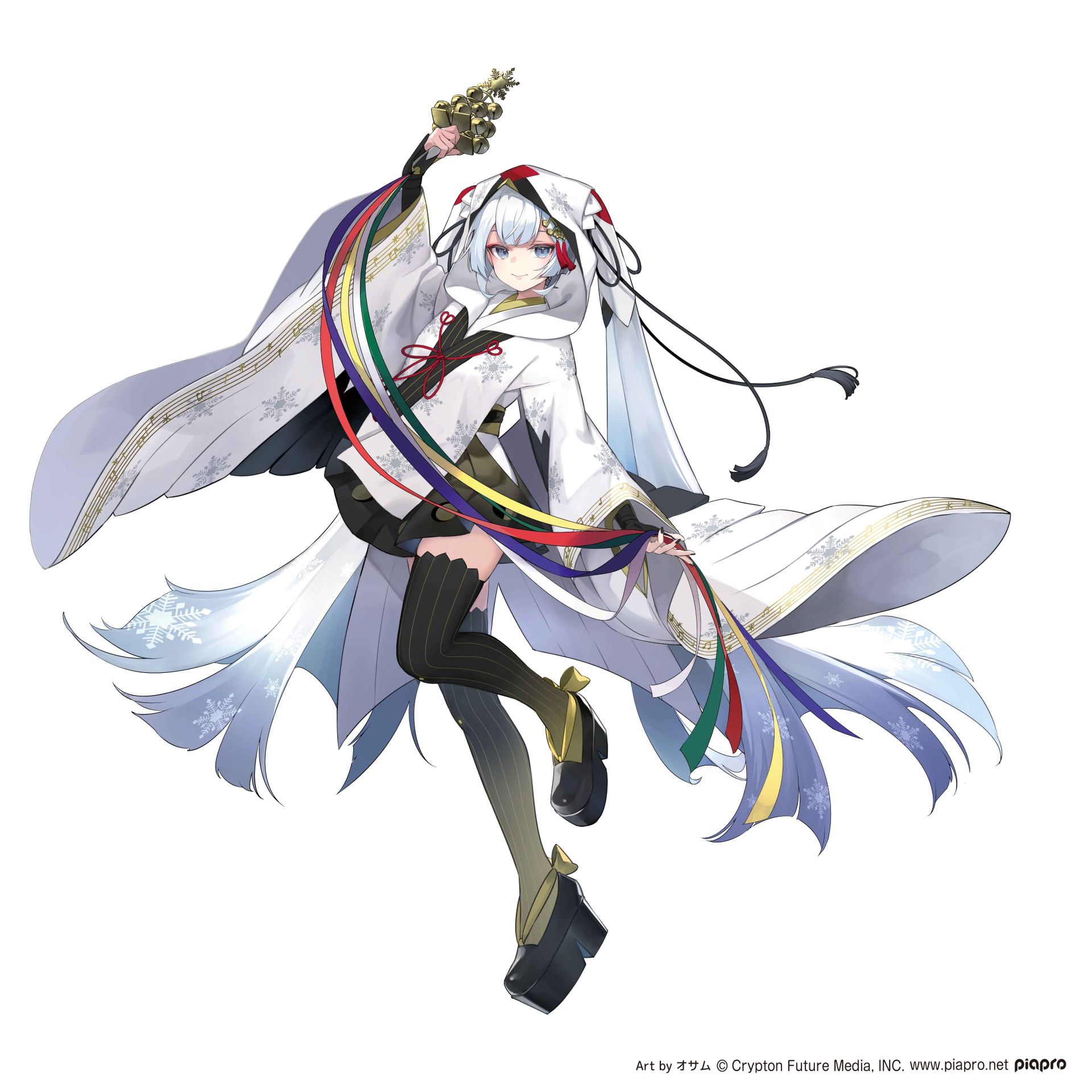 オサム氏描きおろしの「雪ミク 2018ver.」