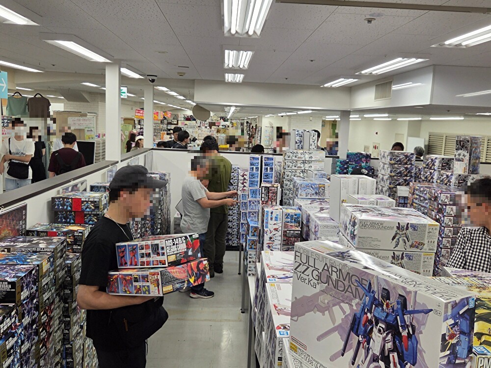 順番で入場しているため、しっかり買い物が楽しめた
