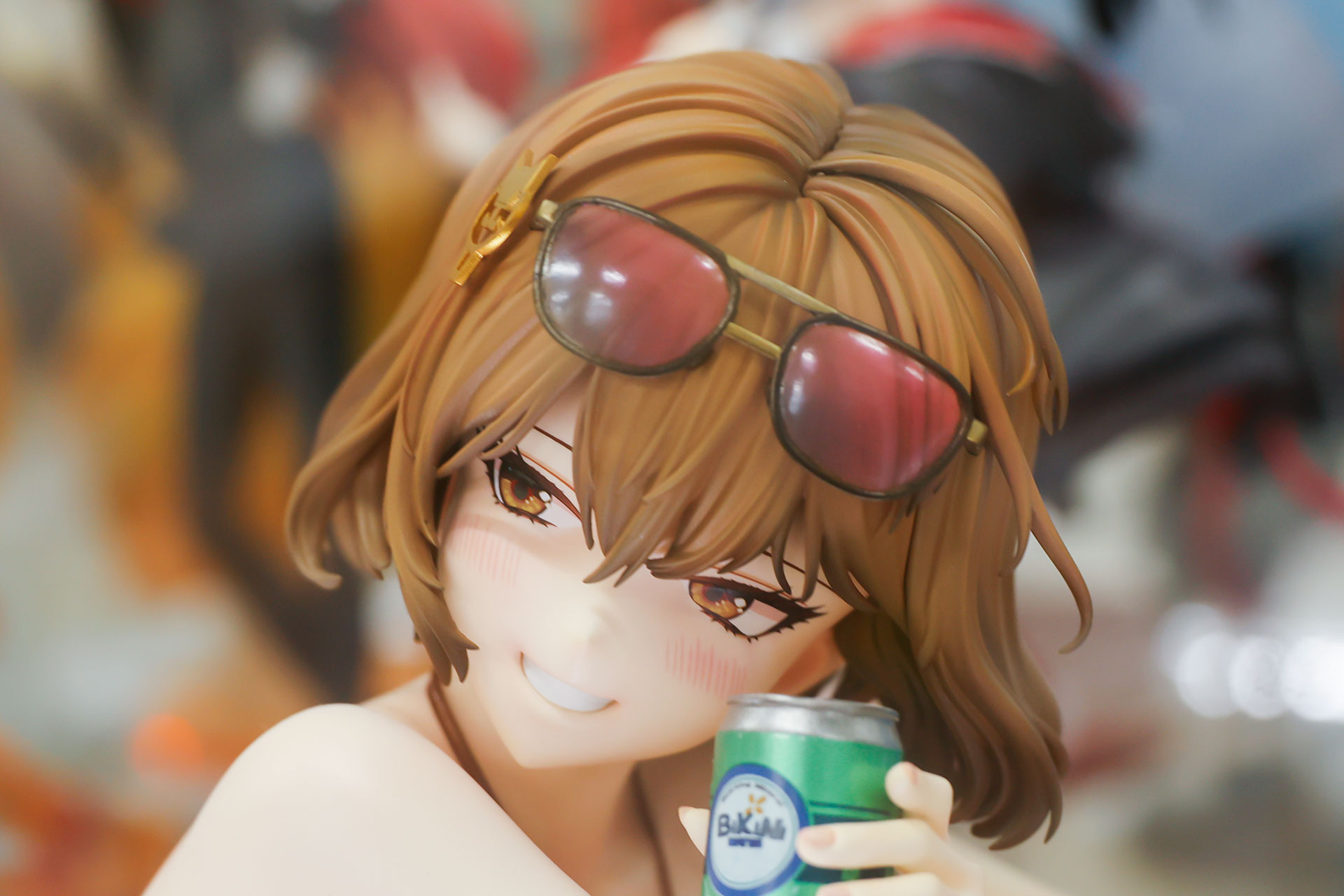 毛先の細かな動きまで立体的に作り込まれている