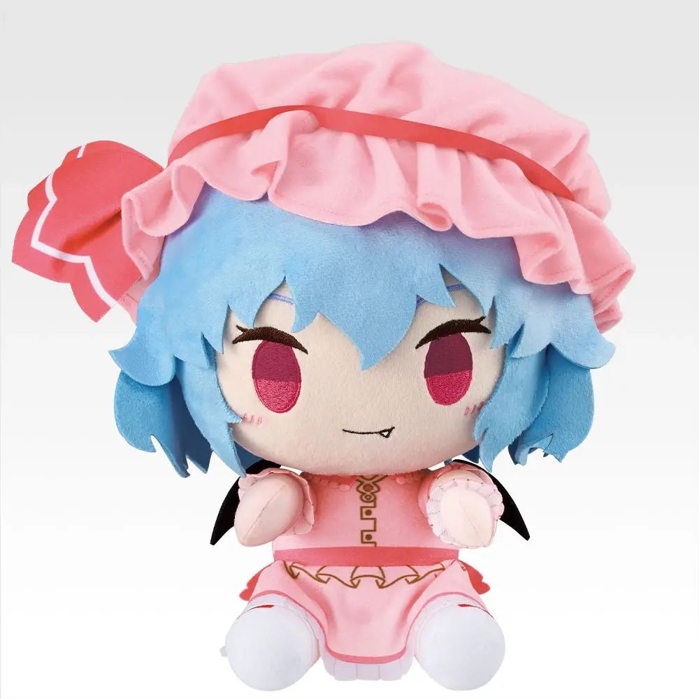 B賞：ちょこのっこぬいぐるみ ぷらす レミリア・スカーレット、サイズは約25cm