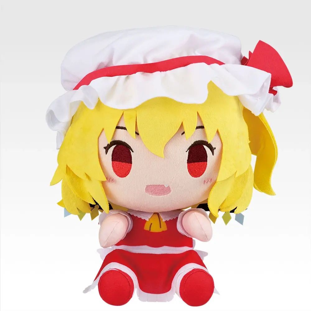 C賞：ちょこのっこぬいぐるみ ぷらす フランドール・スカーレット、サイズは約25cm