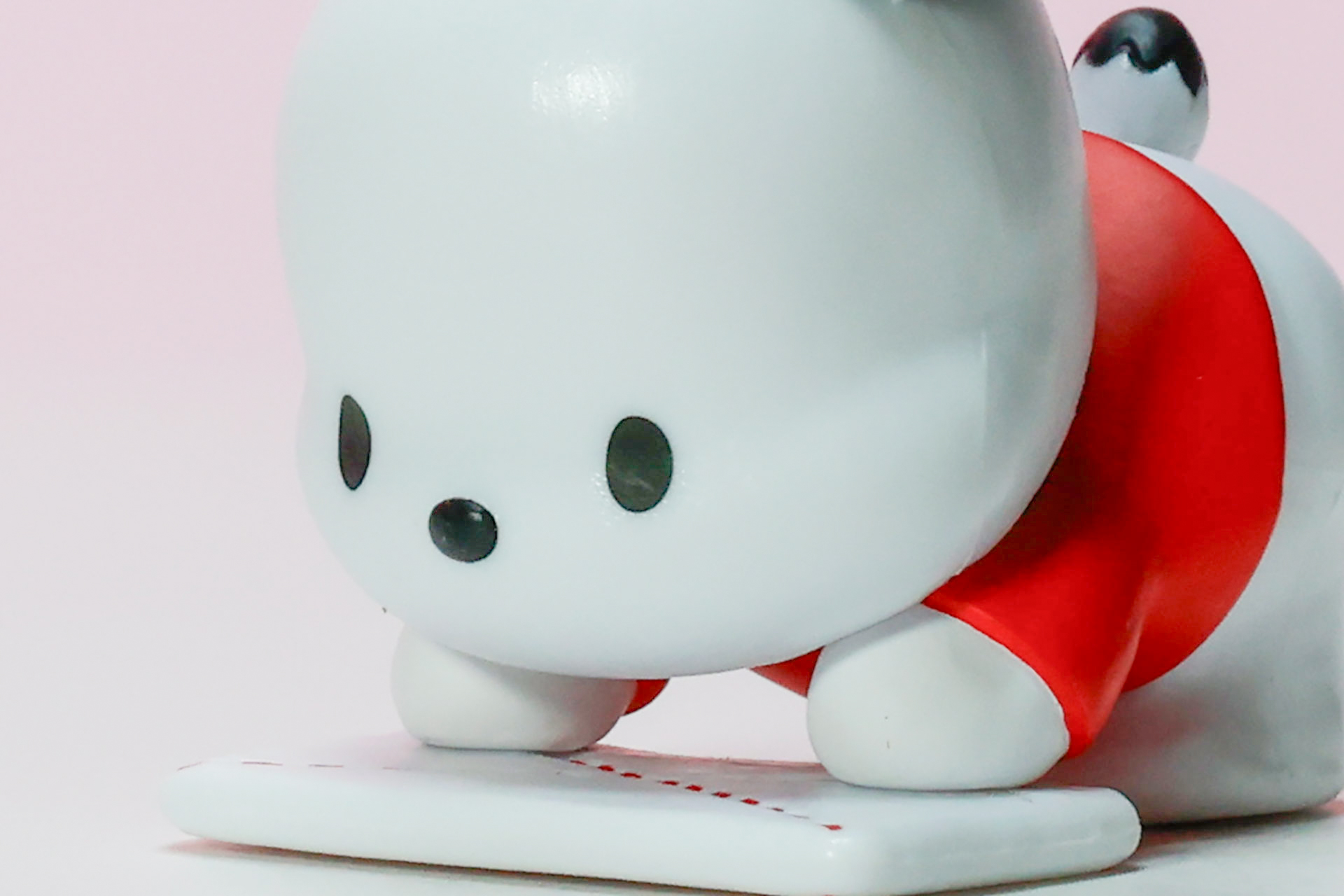 つぶらな瞳もポチャッコらしい