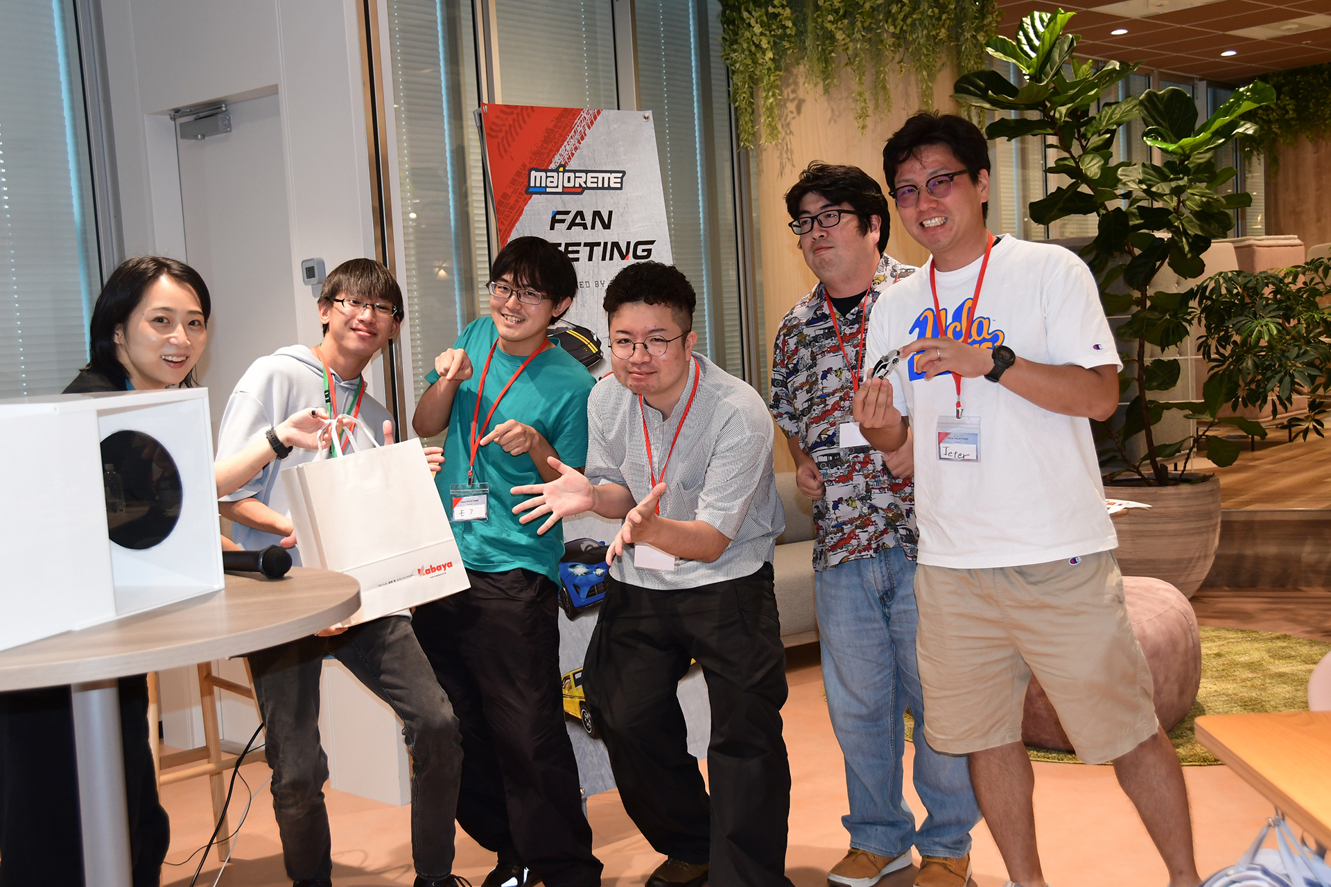 優勝したチームにはグッズが進呈された