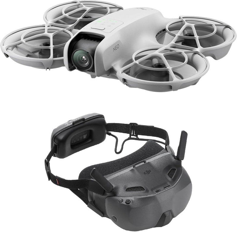 DJI Neo ドローン（バッテリー×1））+ DJI Goggles N3 1080p超ワイド画面 没入感あふれる飛行体験 FPVドローンゴーグル ワイヤレスストリーミング