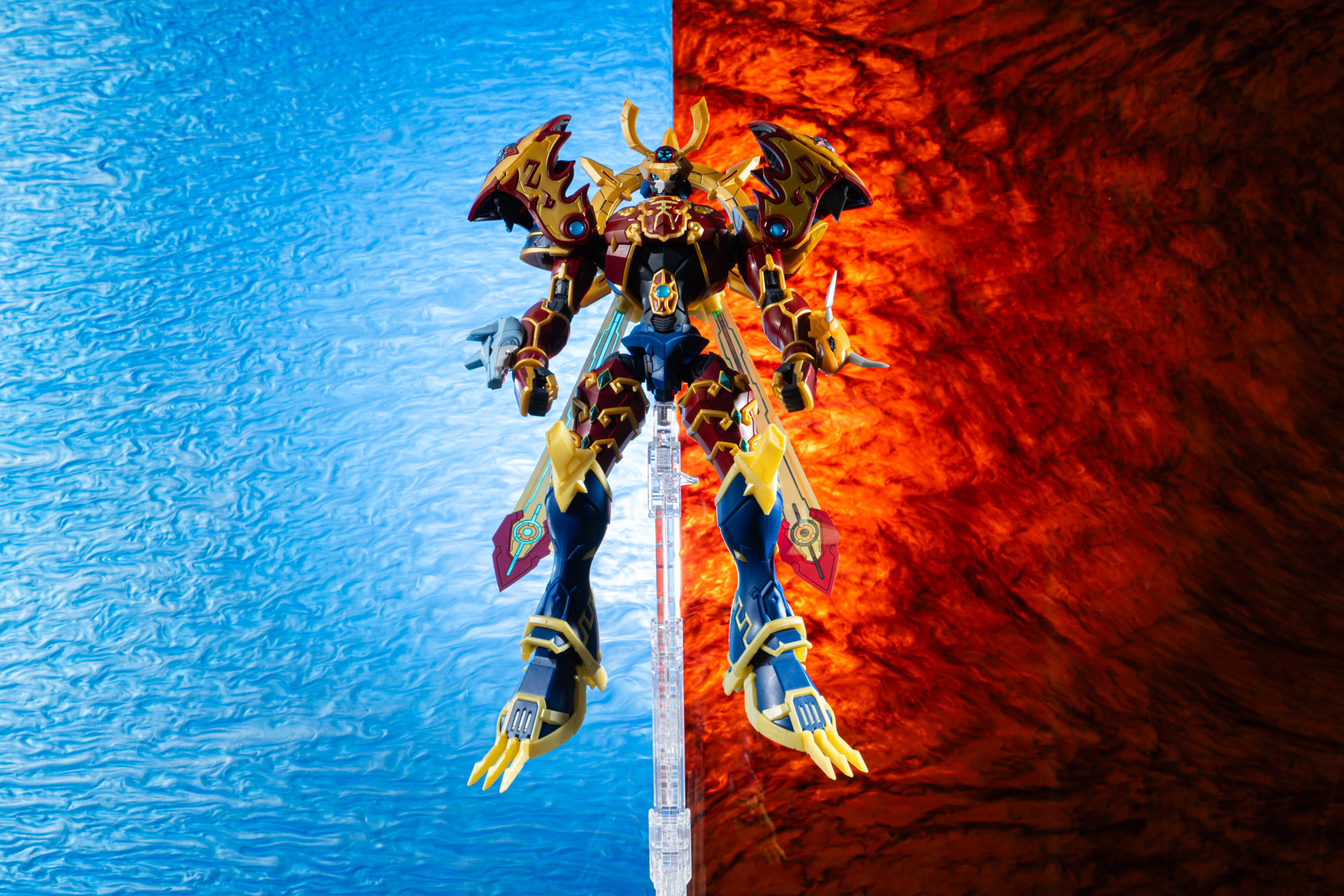 「Figure-rise Standard Amplified カイゼルグレイモン」と合体して「スサノオモン」と「ゼロアームズ:オロチ」を再現。