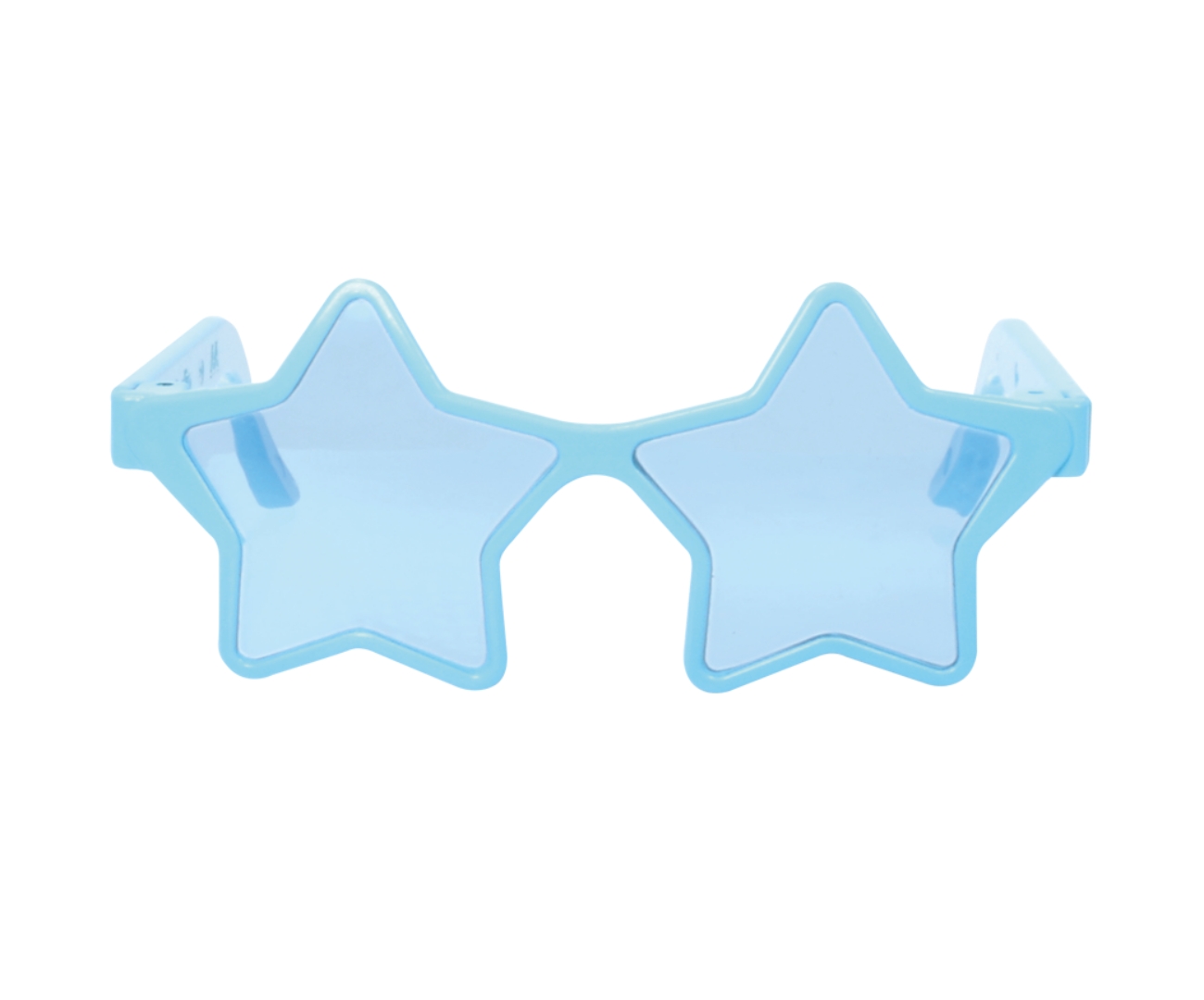 「星型メガネ（水色）」